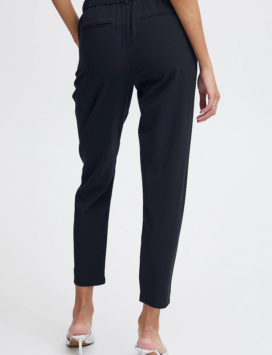 b.young - BYDANTA PANTS CROP - puvunhousut - copenhagen night - 3