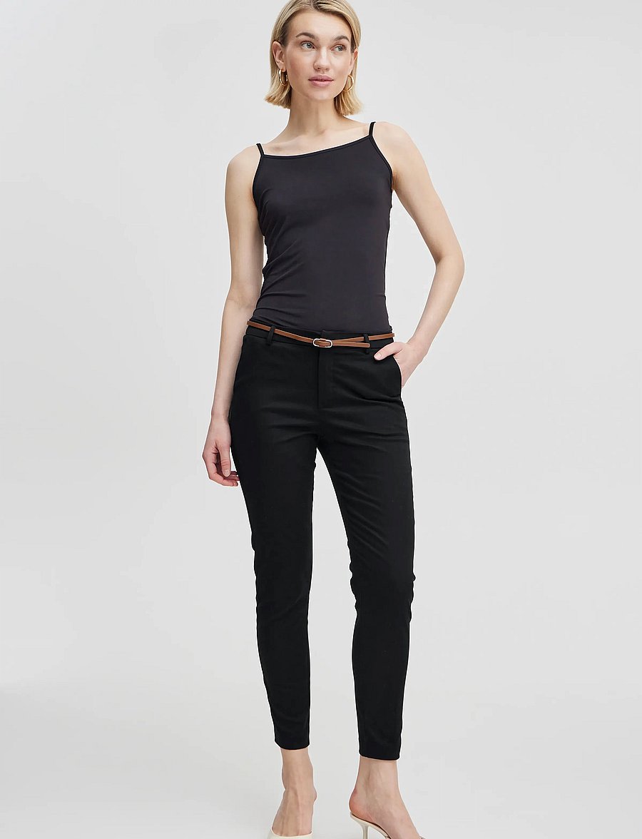 b.young - BYDAYS CIGARET PANTS 2 - pidulikud püksid - black - 0
