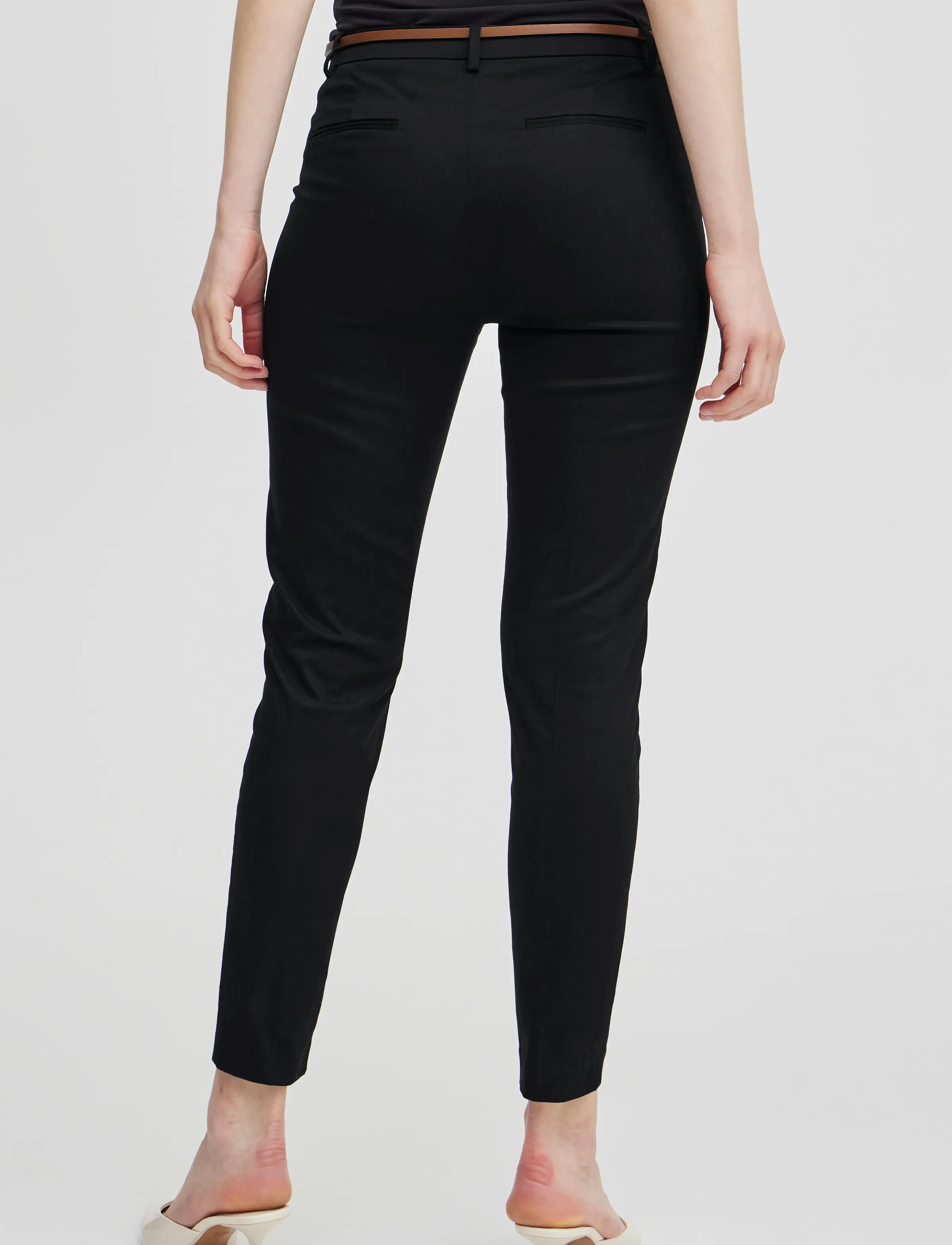 b.young - BYDAYS CIGARET PANTS 2 - pidulikud püksid - black - 3