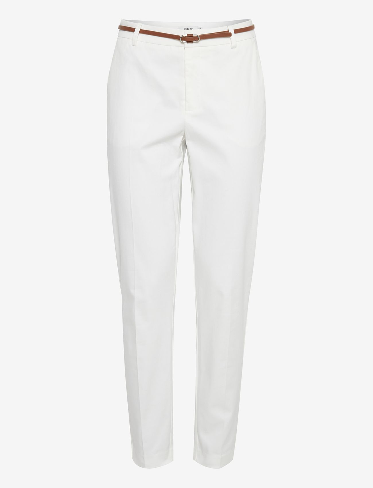 b.young - Days cigaret pants 2 - - kostymbyxor - off white - 1