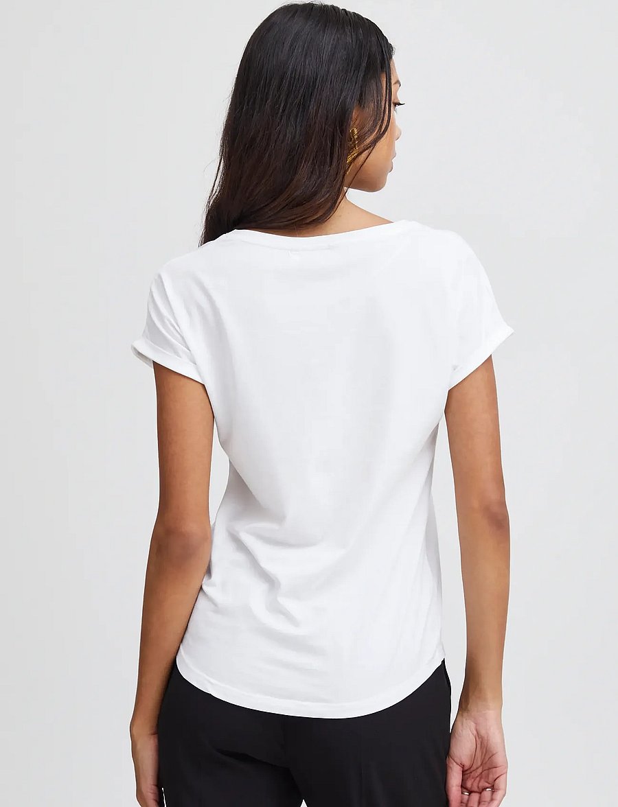 b.young - PAMILA TSHIRT - t-shirts - optical white - 3