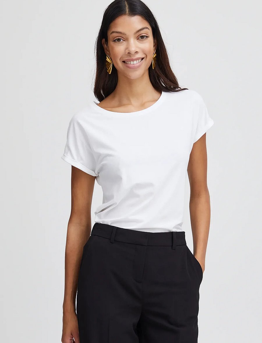 b.young - PAMILA TSHIRT - t-shirts - optical white - 5