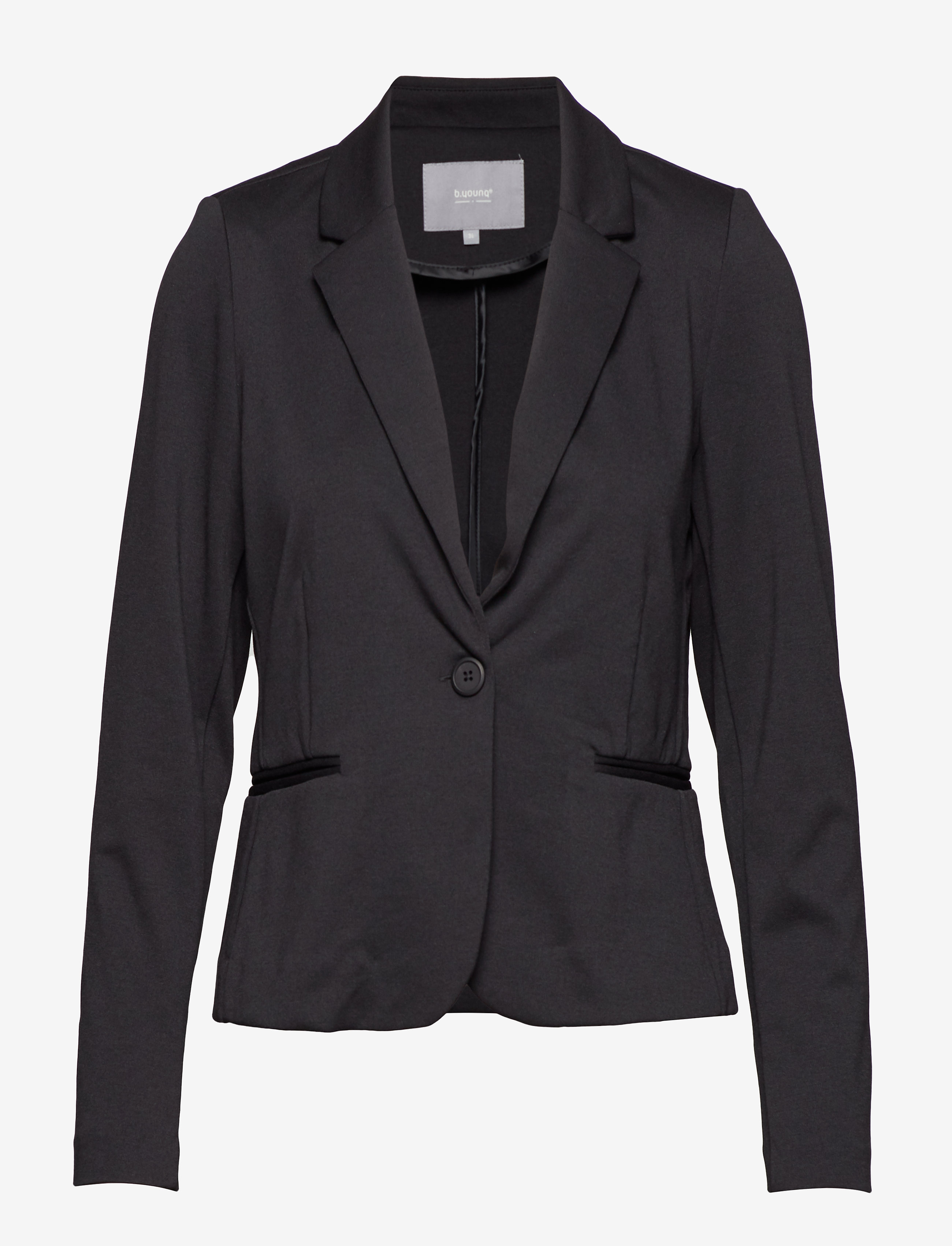b.young RIZETTA BLAZER - Enkelknäppta kavajer - BLACK / black