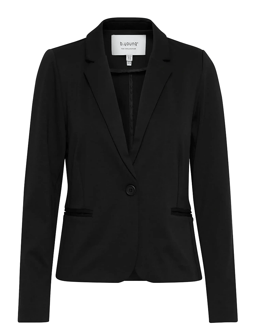 b.young - RIZETTA BLAZER - Üherealised pintsakud - black - 1