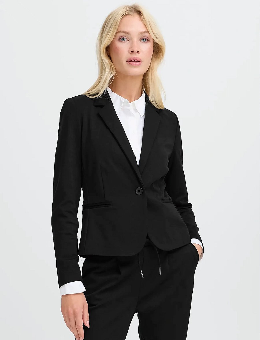 b.young - RIZETTA BLAZER - Üherealised pintsakud - black - 4