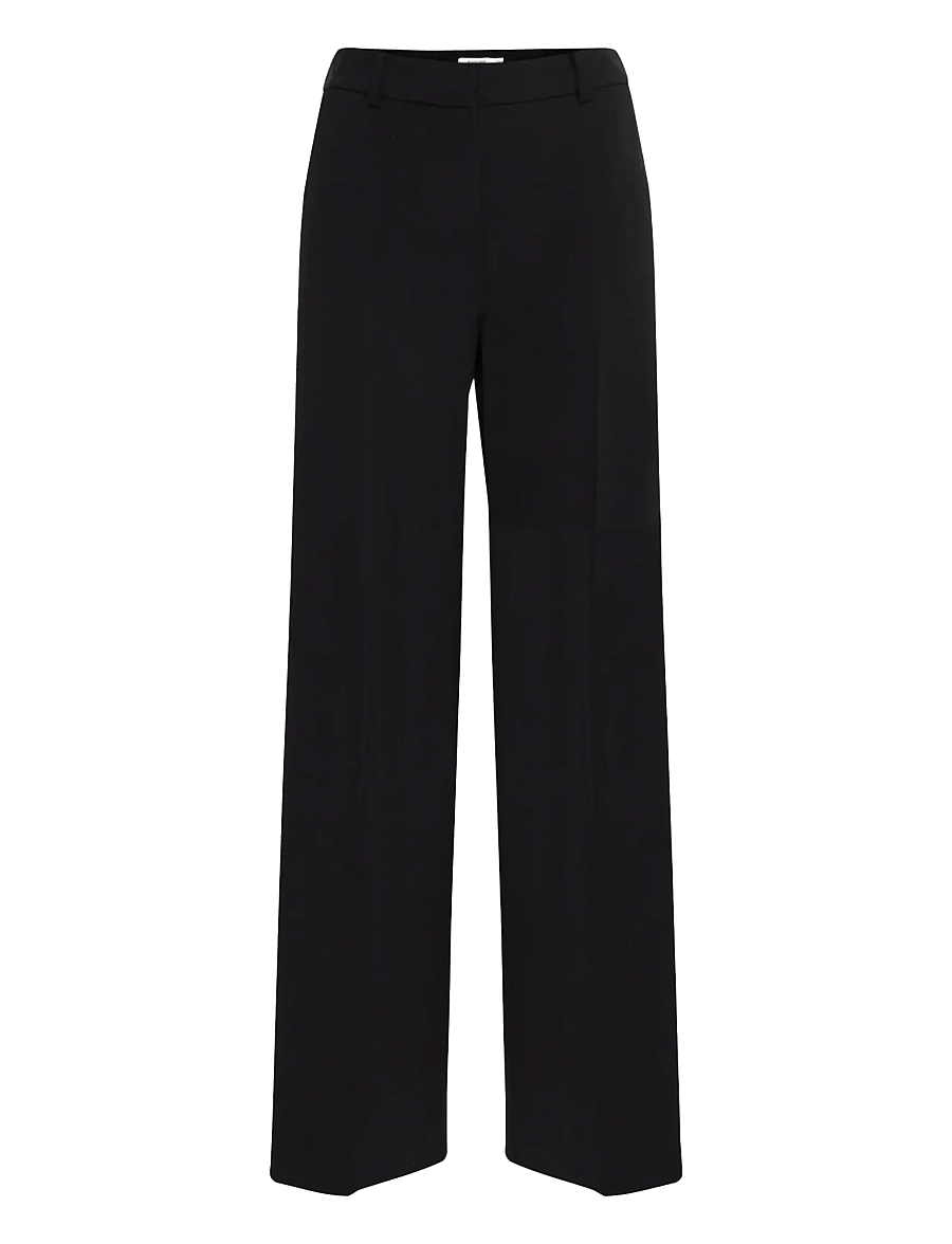 b.young - BYDANTA WIDE LEG PANTS 2 - bukser med brede ben - black - 1