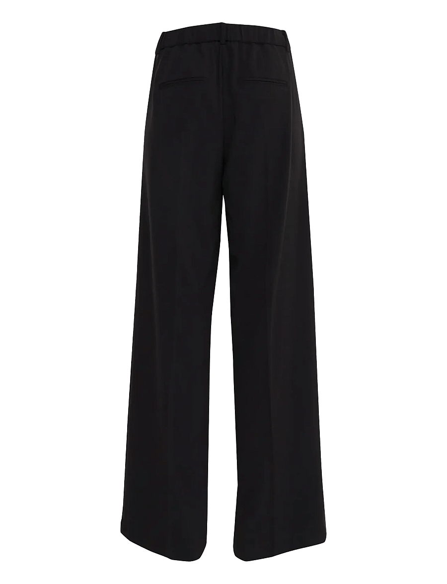 b.young - BYDANTA WIDE LEG PANTS 2 - bukser med brede ben - black - 2