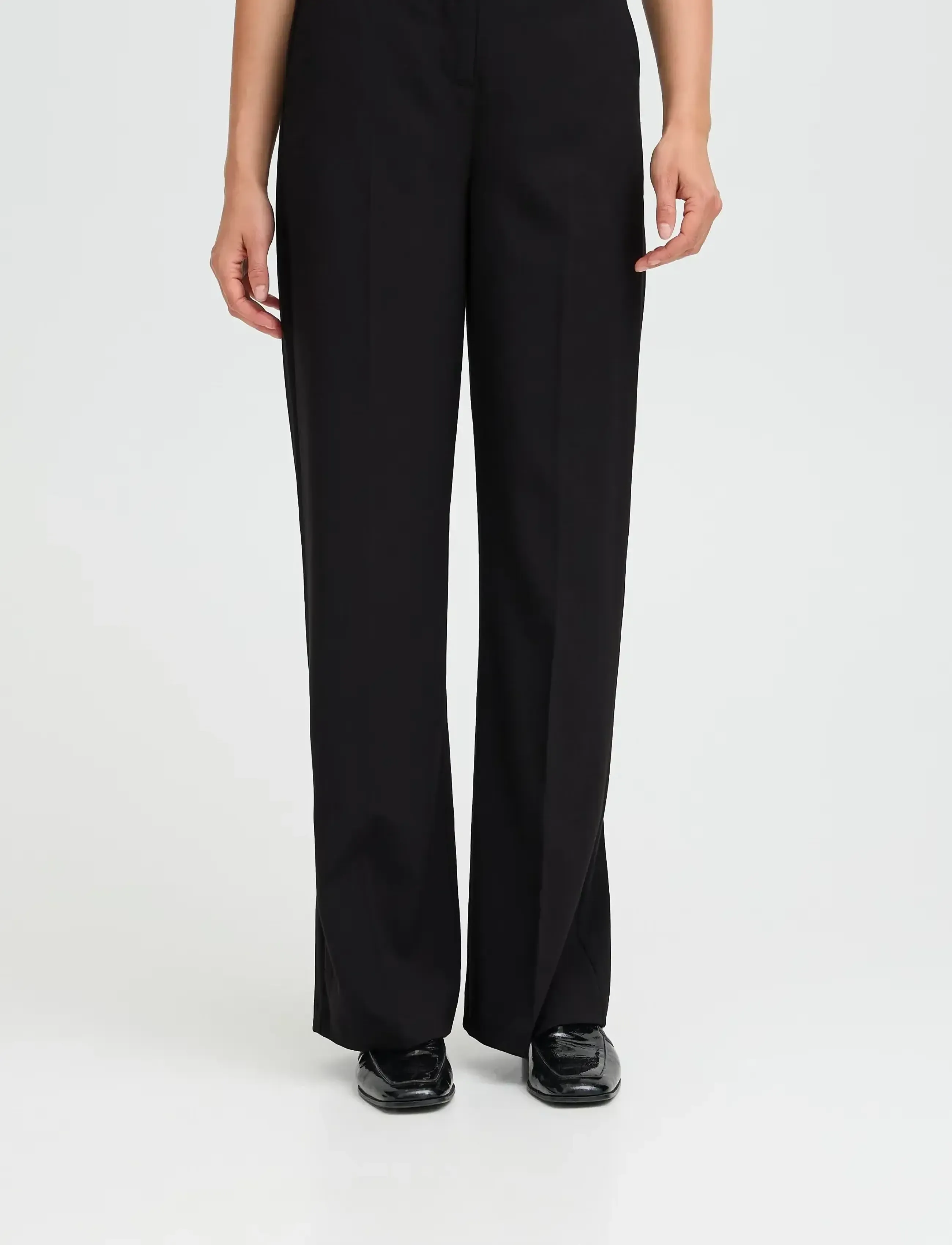 b.young - BYDANTA WIDE LEG PANTS 2 - bukser med brede ben - black - 5