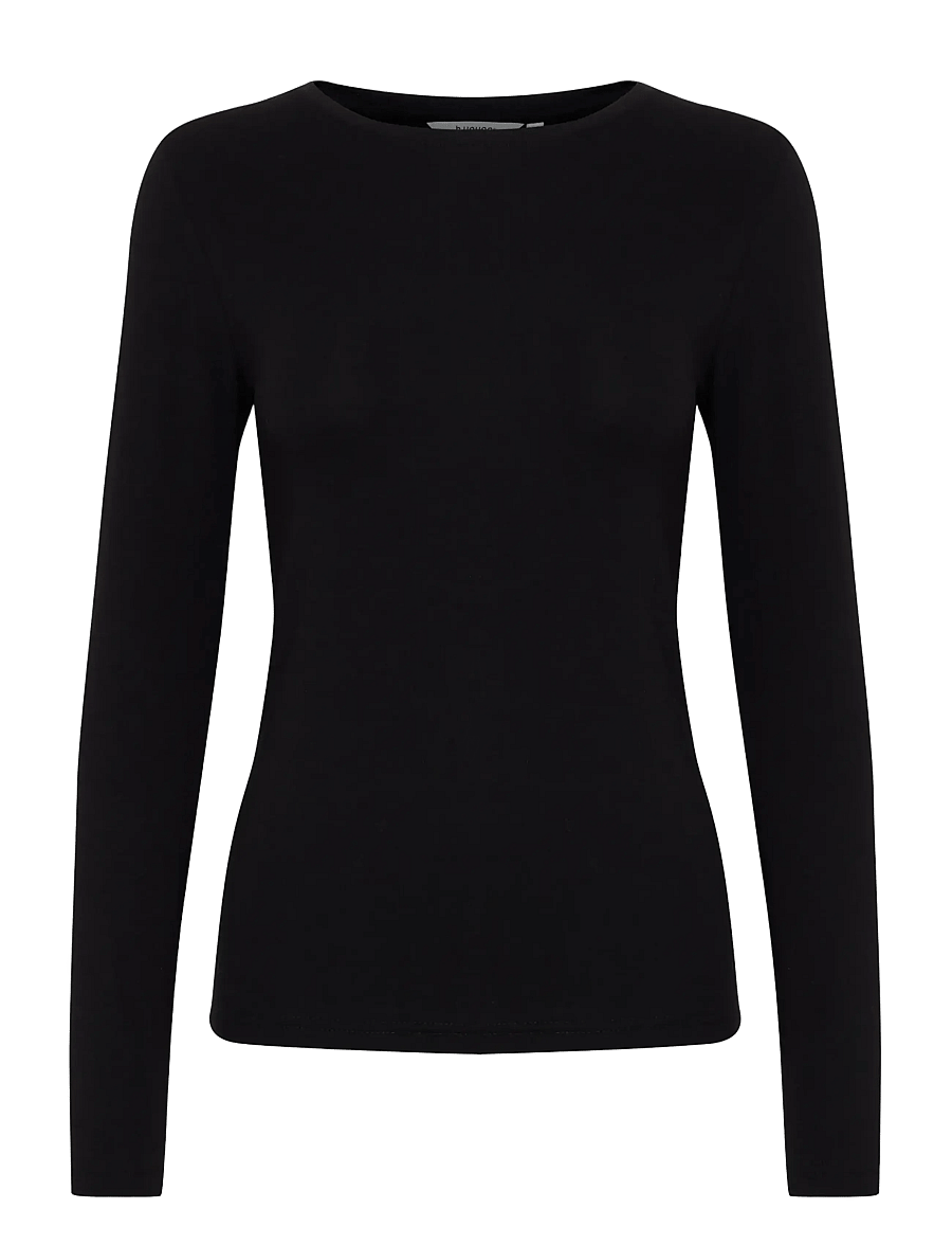 b.young - BYPAMILA LS TSHIRT - långärmade toppar - black - 1