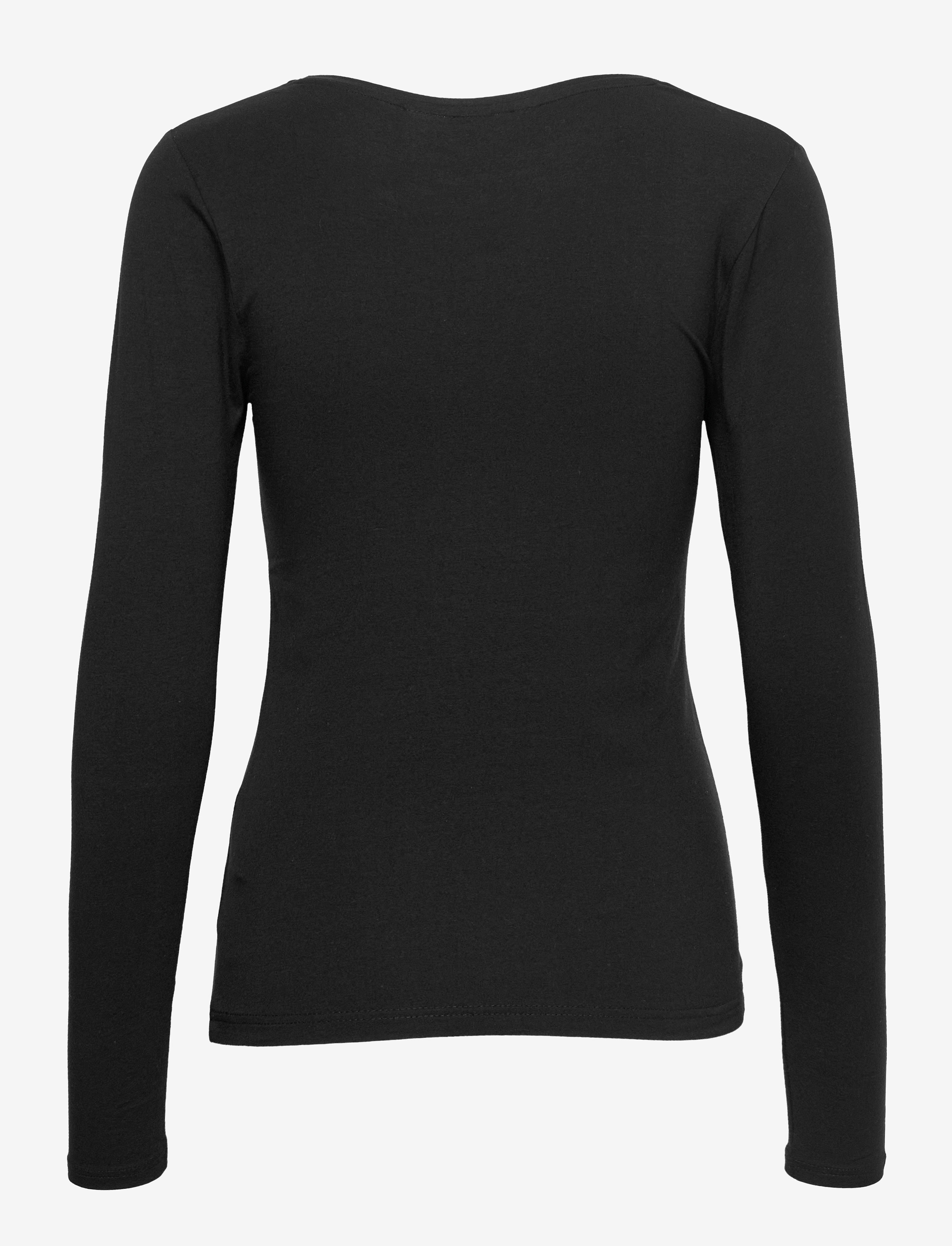 b.young - BYPAMILA LS TSHIRT - langerma toppar - black - 2