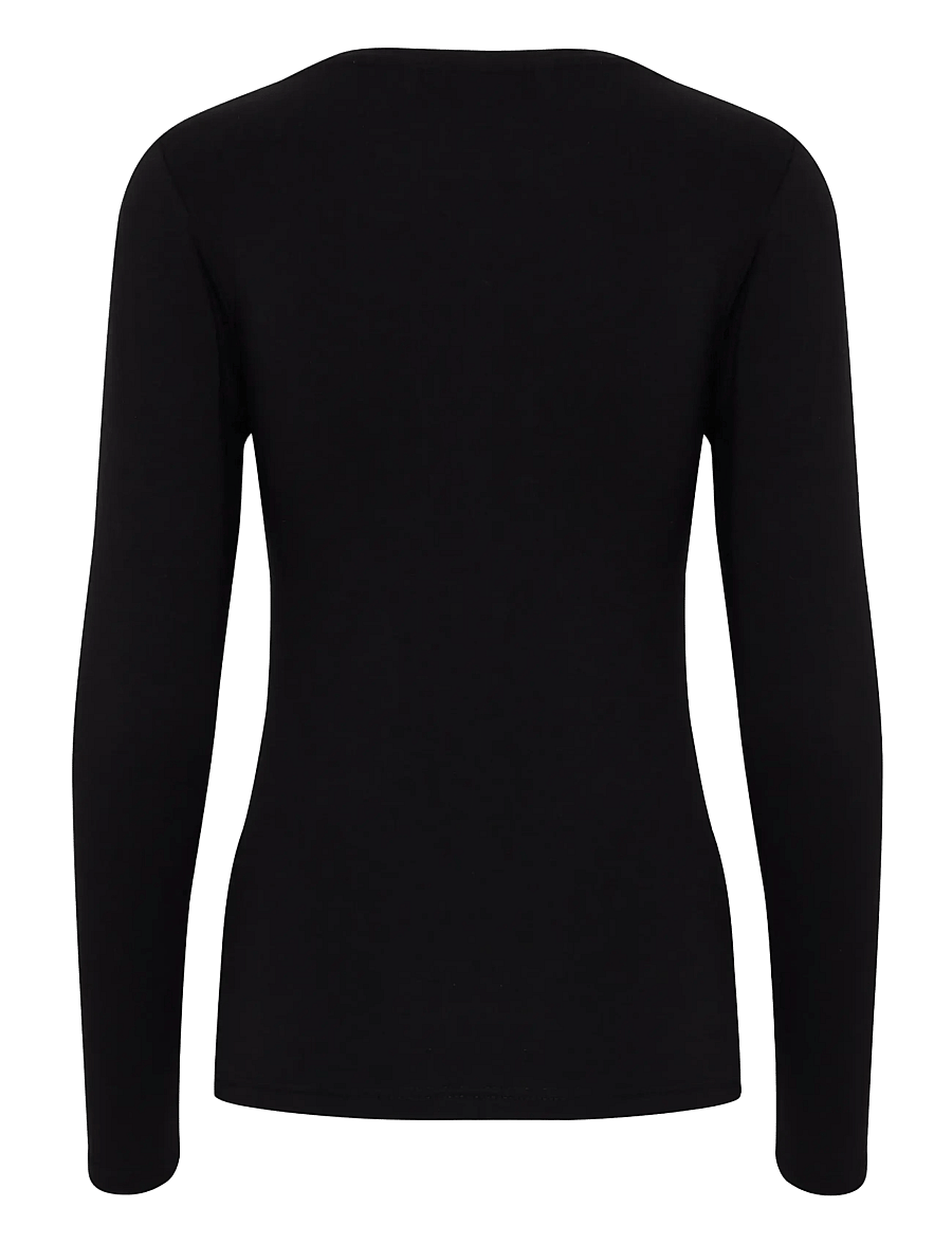 b.young - BYPAMILA LS TSHIRT - långärmade toppar - black - 2