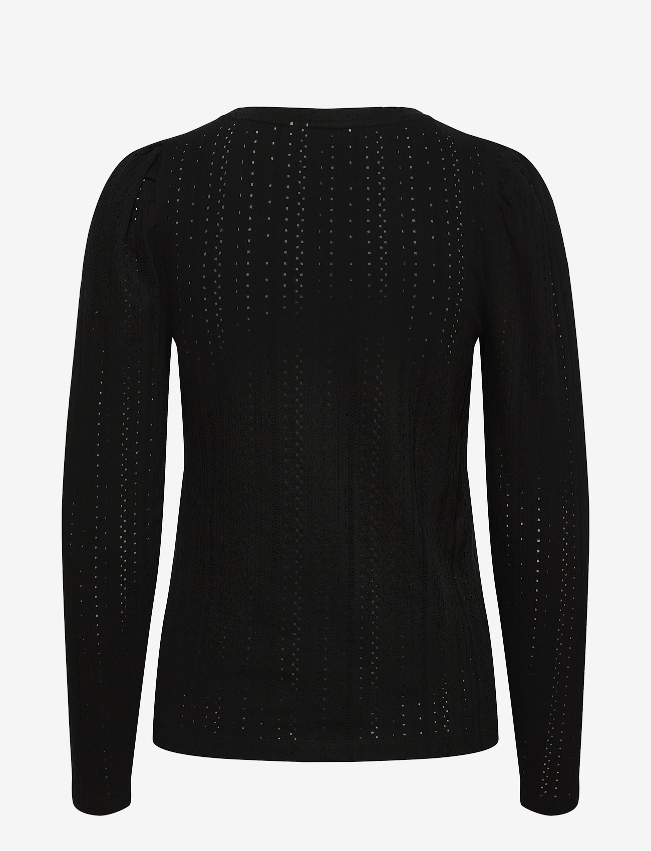 b.young - BYPIANNA LACE TSHIRT - tops met lange mouwen - black - 1