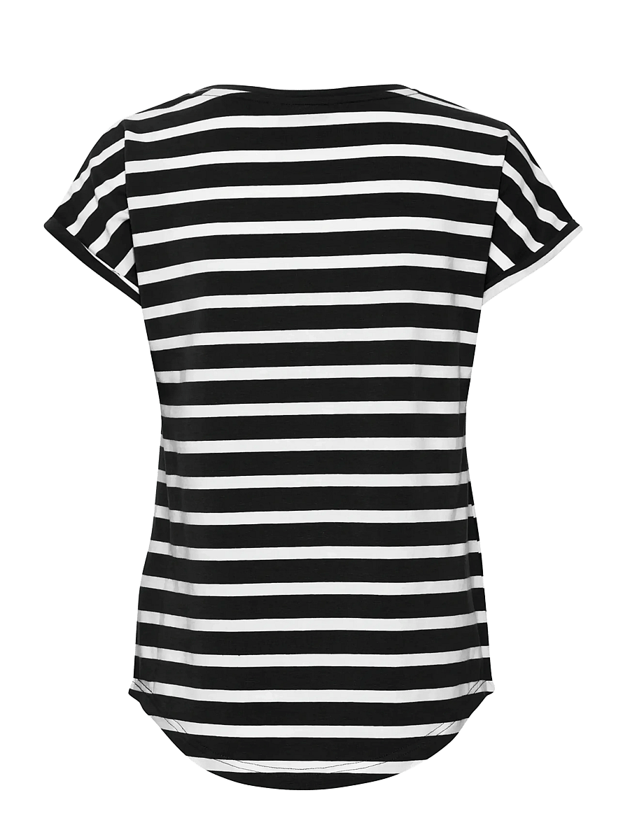b.young - BYPAMILA ONECK TSHIRT - off white mix - 2