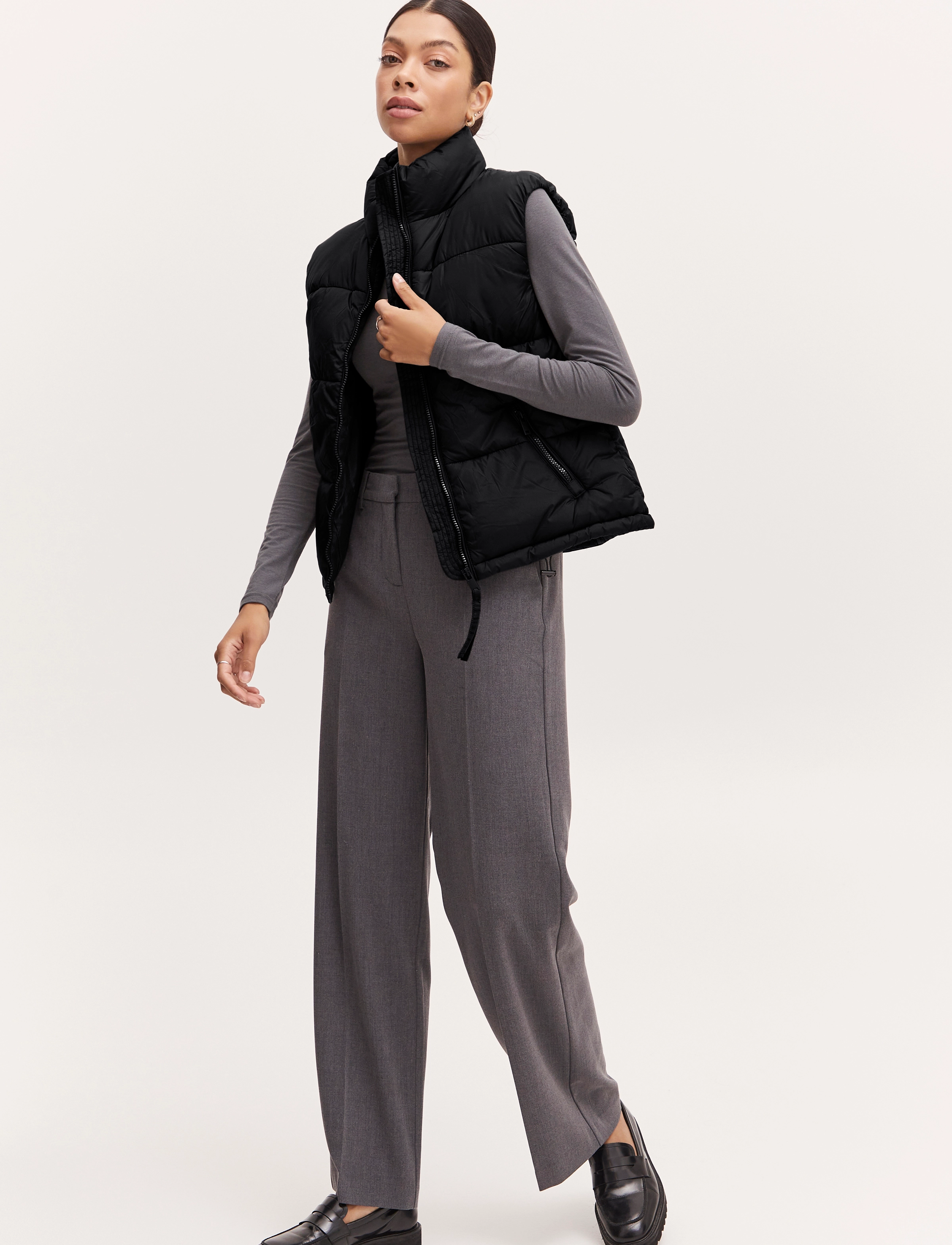 b.young - BYBOMINA WAISTCOAT 3 - black - 2