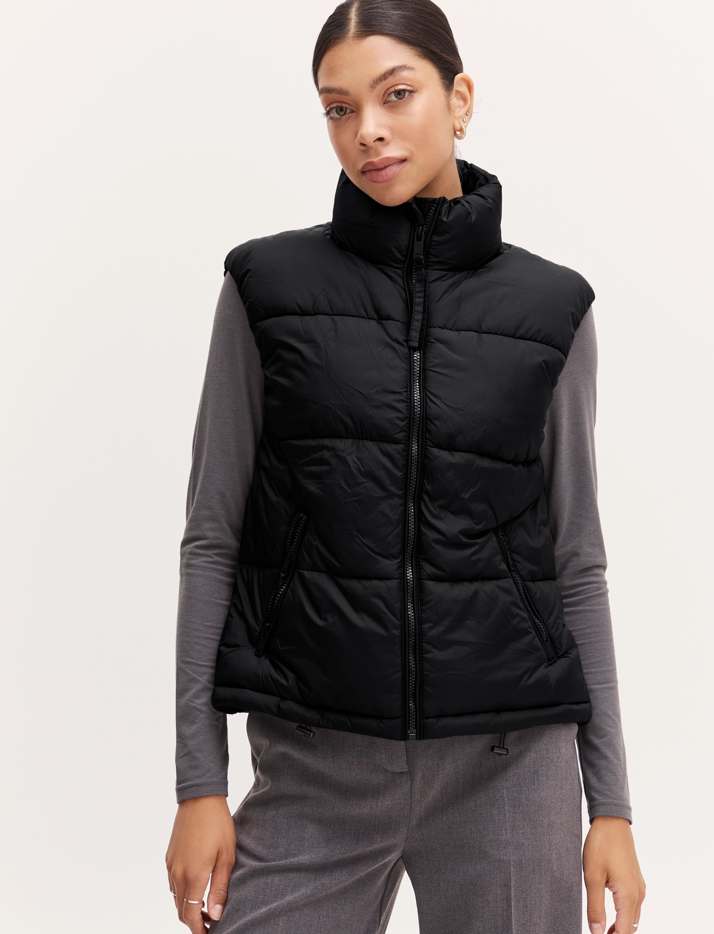 b.young - BYBOMINA WAISTCOAT 3 - black - 3