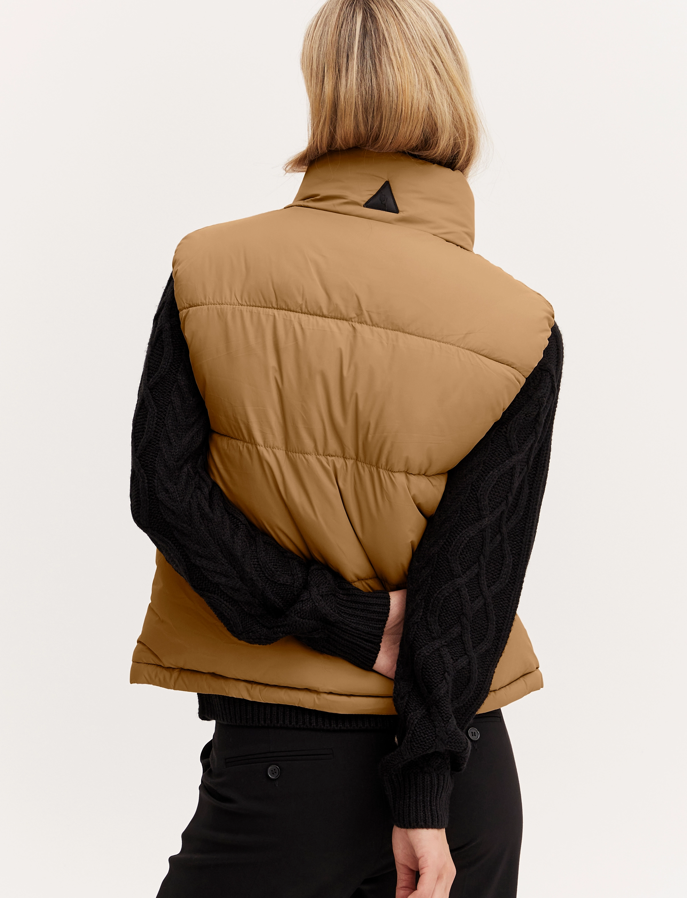 b.young - BYBOMINA WAISTCOAT 3 - tannin - 2