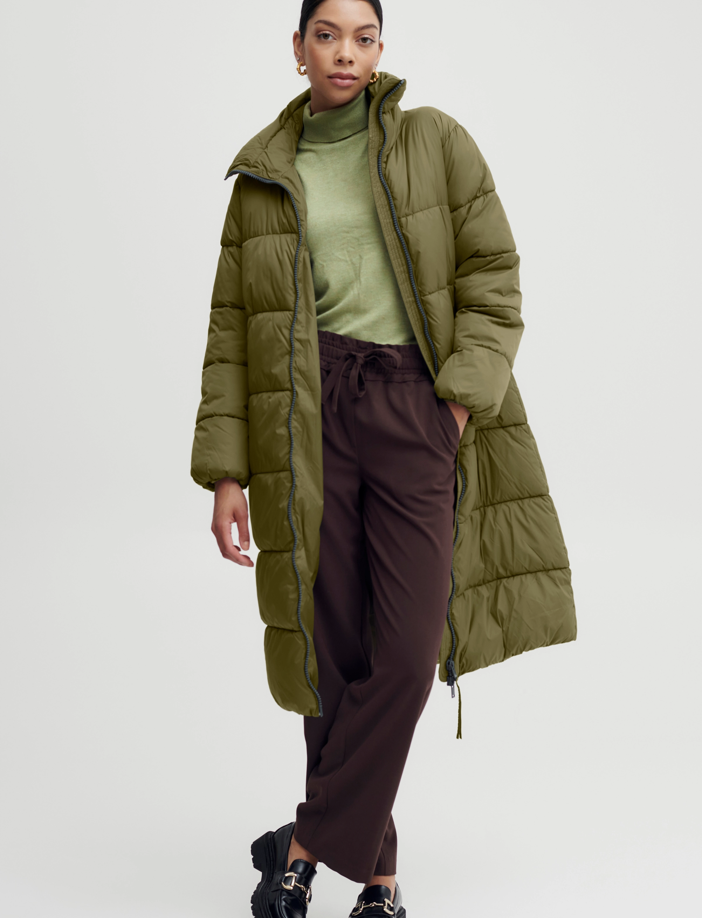 b.young - BYBOMINA COAT - olive night - 2
