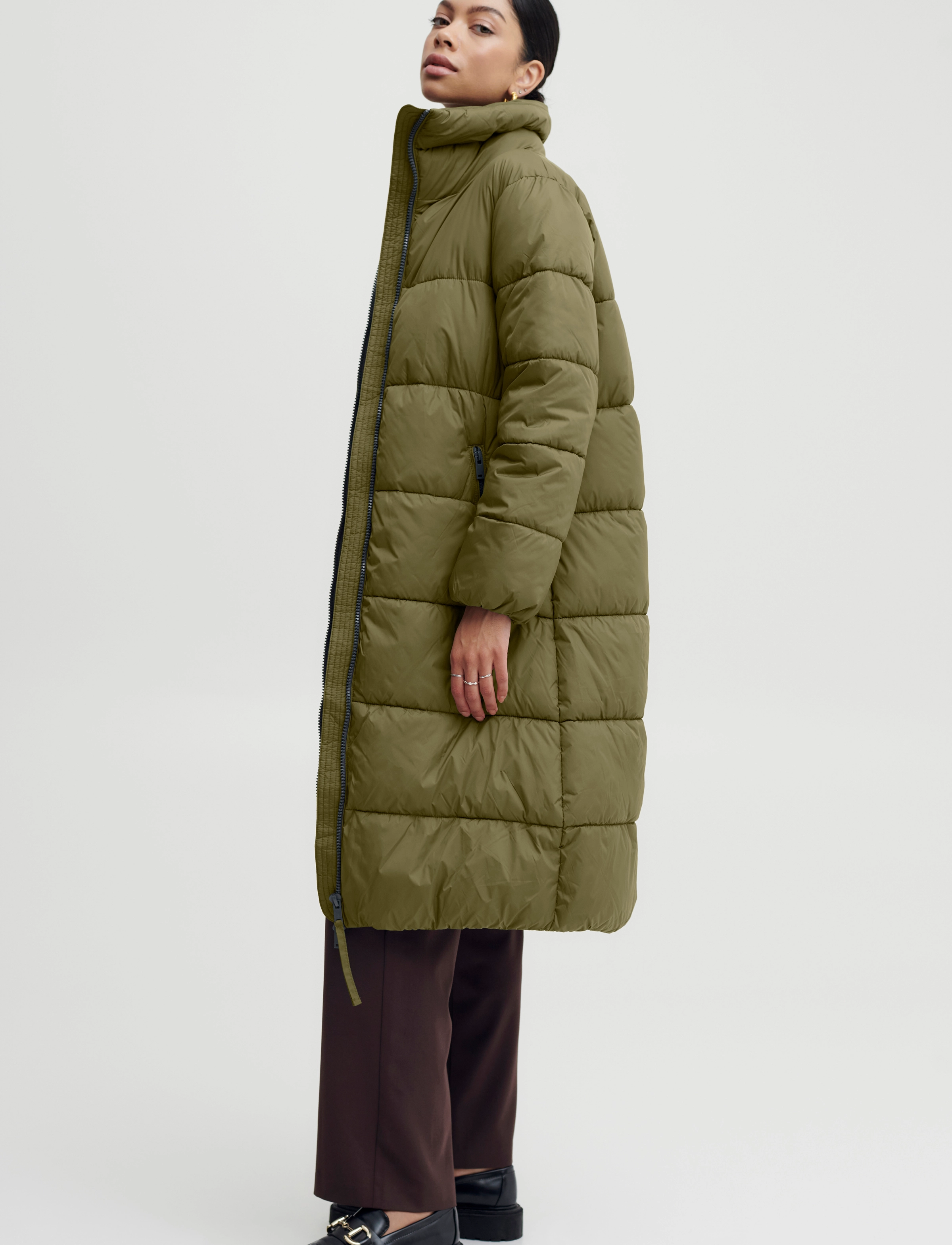 b.young - BYBOMINA COAT - olive night - 3