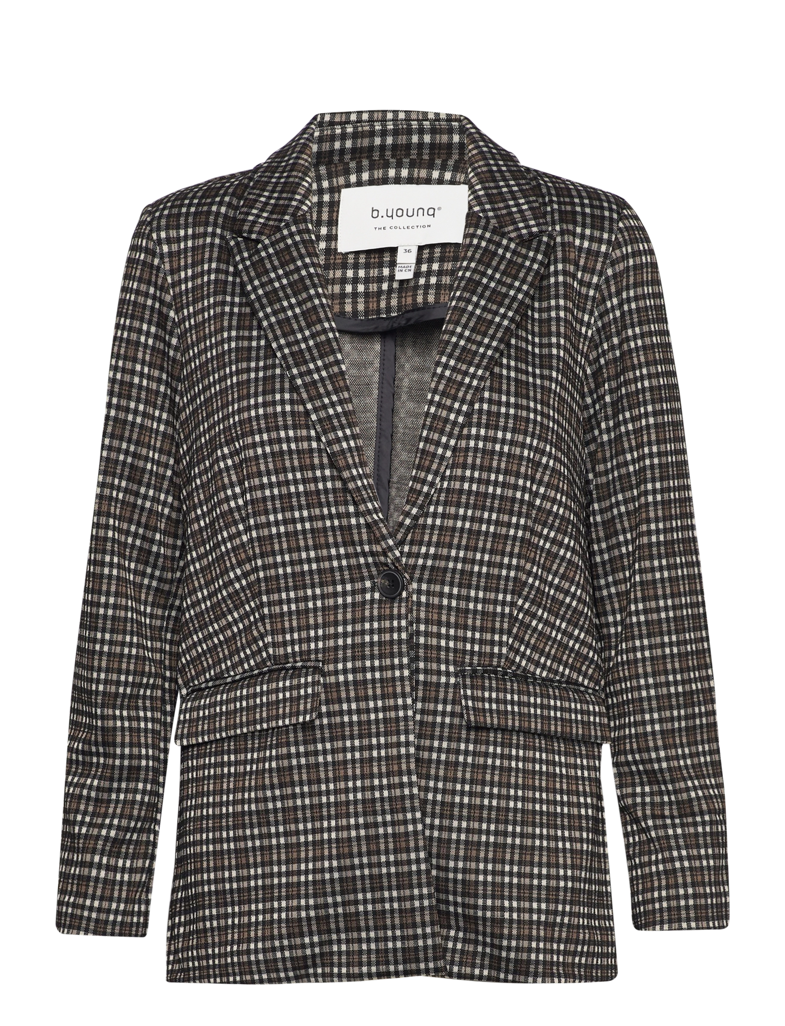 b.young - BYROWAN BLAZER - caribou mix - 0