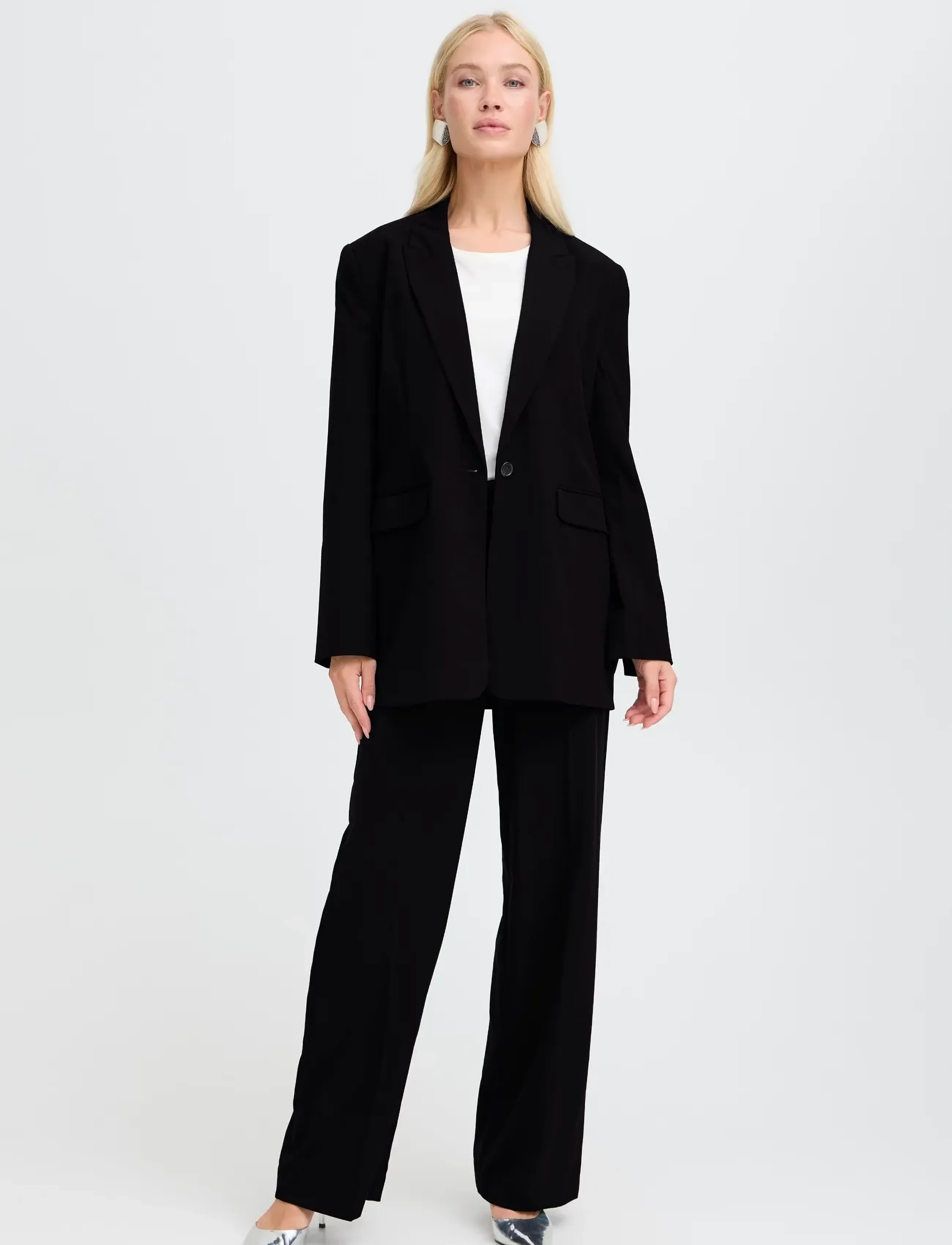 b.young - BYDANTA BLAZER Y - festkläder till outletpriser - black - 0