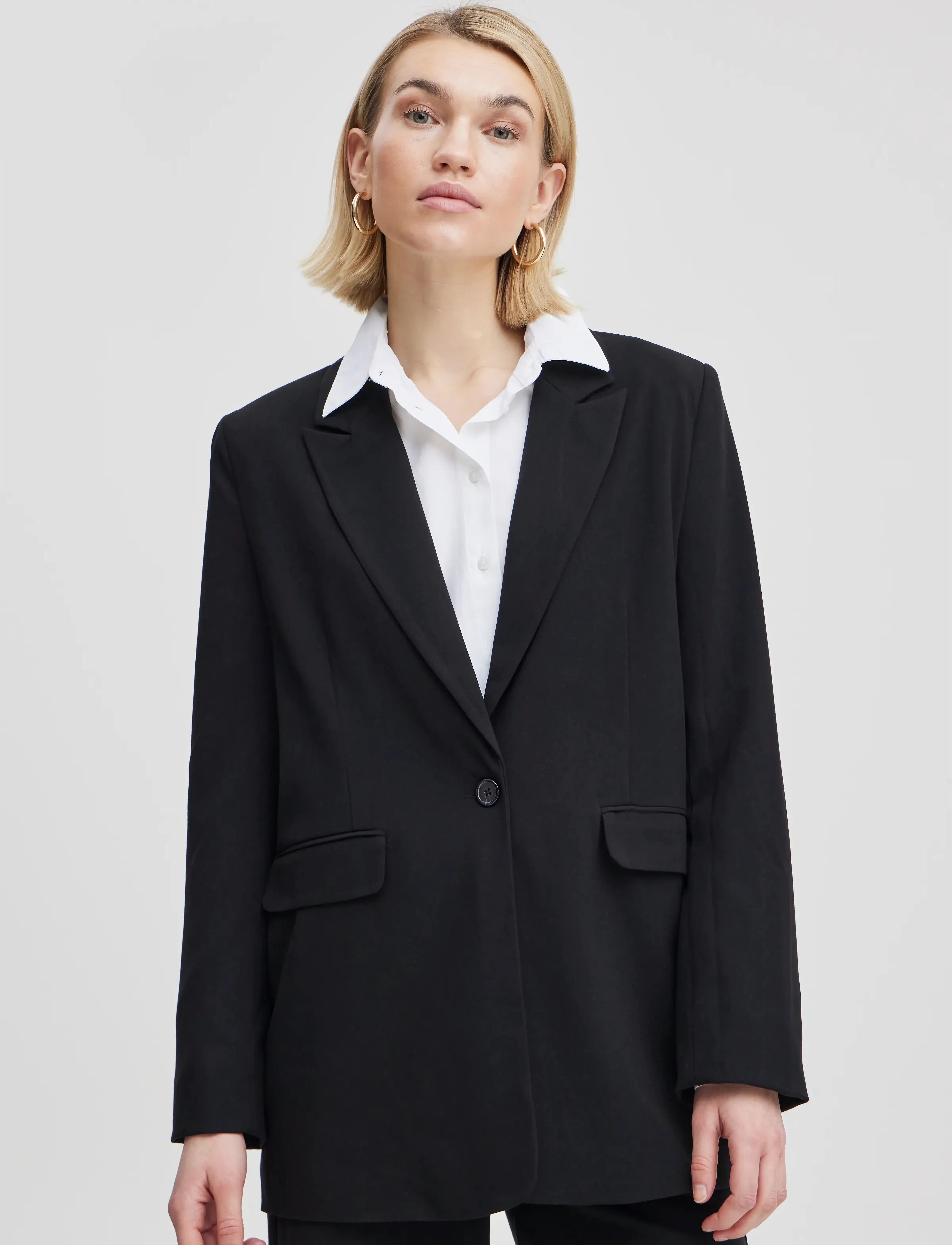 b.young - BYDANTA BLAZER Y - festkläder till outletpriser - black - 4