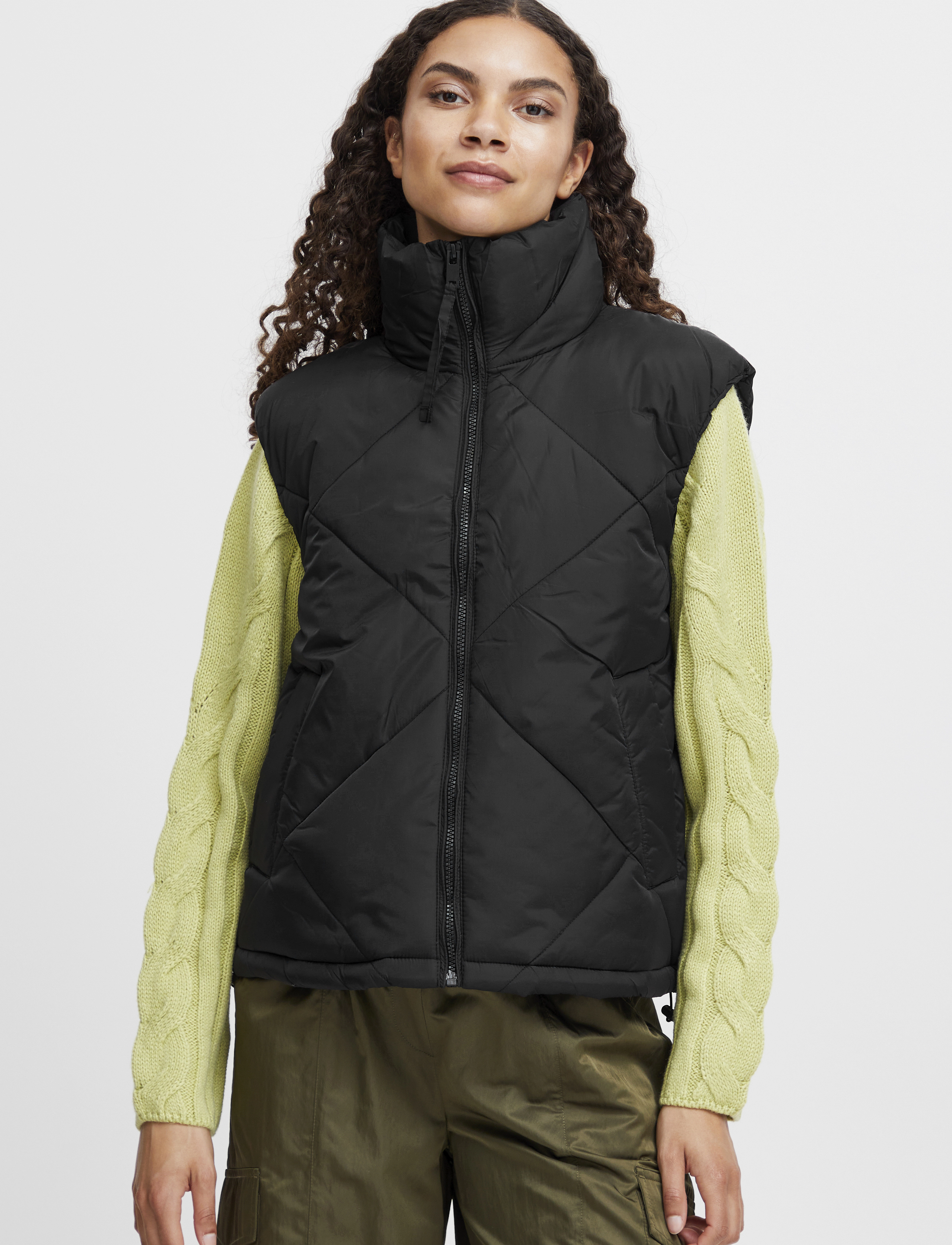 b.young - BYBOMINA WAISTCOAT 5 - - black - 3