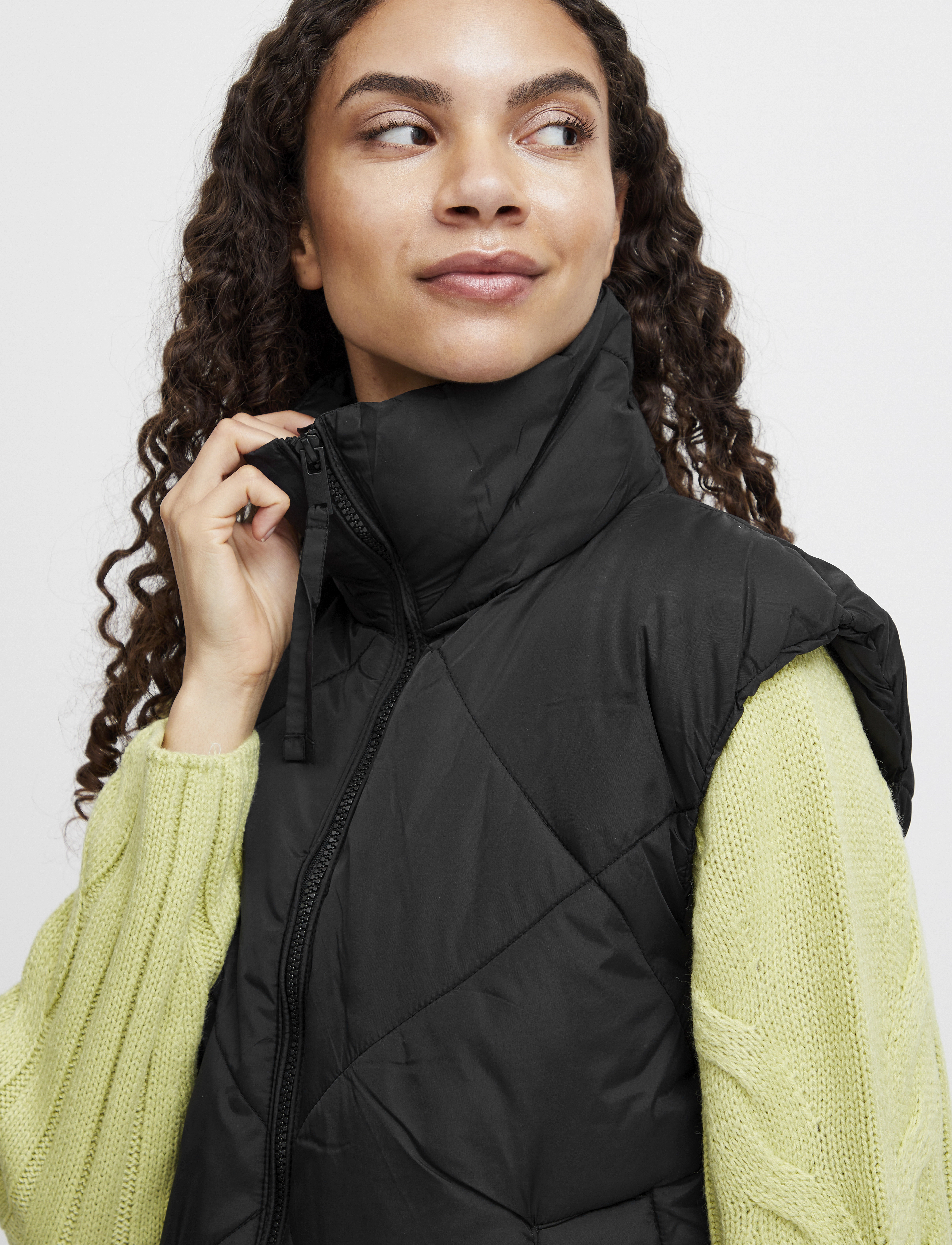 b.young - BYBOMINA WAISTCOAT 5 - - black - 5