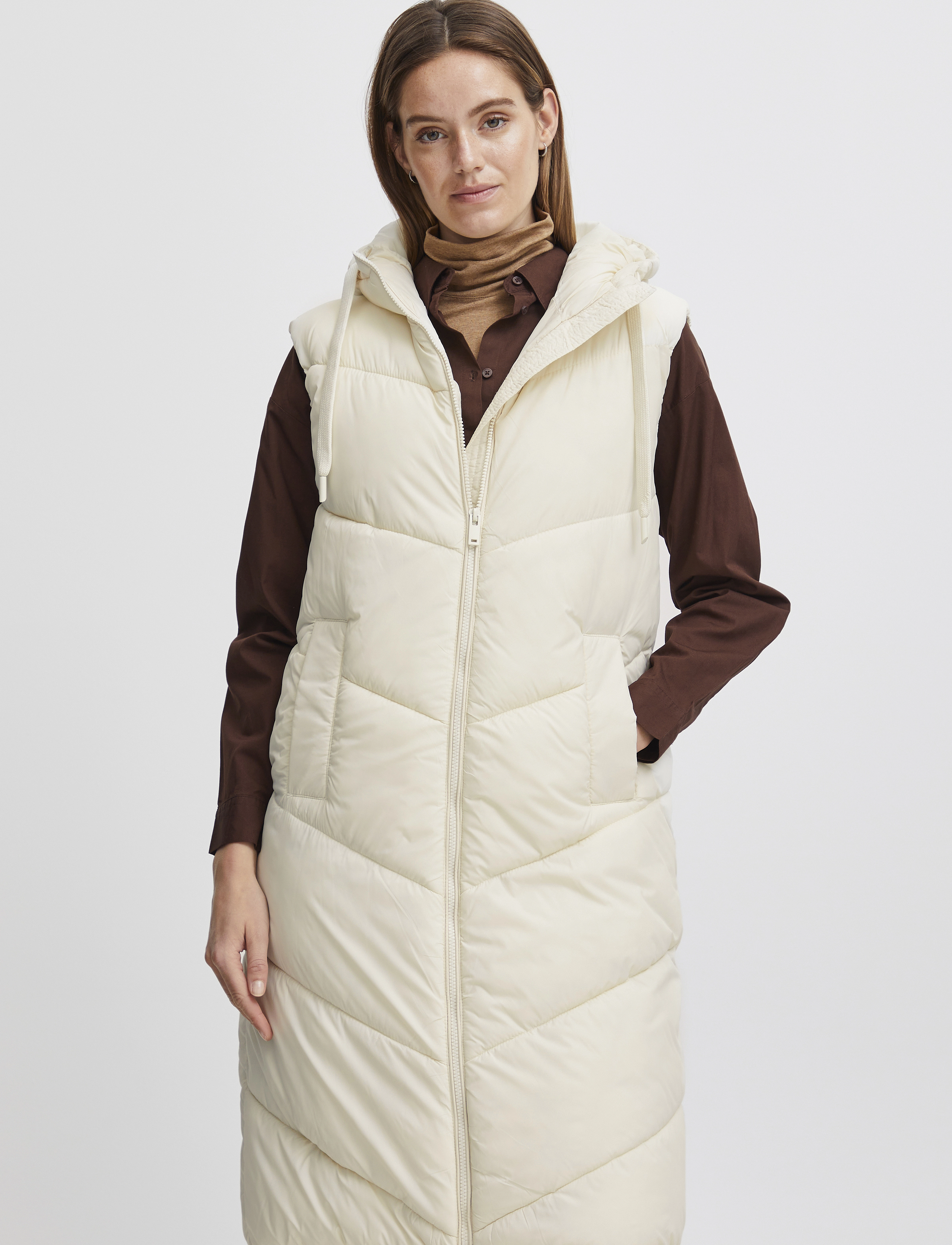 b.young - BYBOMINA WAISTCOAT 6 - birch - 3