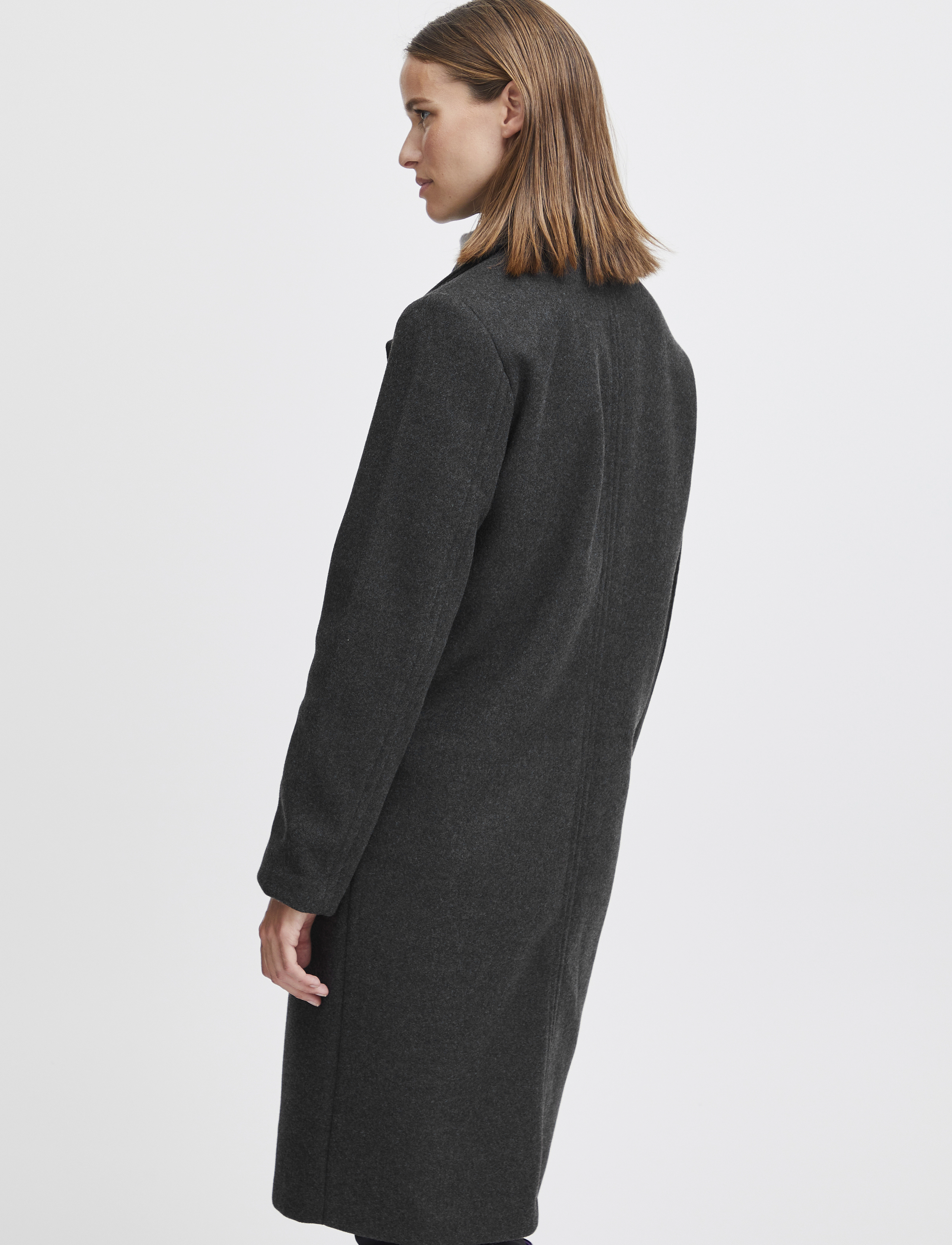 b.young - BYCILIA COAT 3 - - wintermäntel - black melange - 3