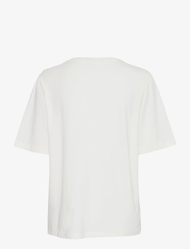b.young - BYPAMILA HALF SL TSHIRT 2 - - t-shirts - off white - 2