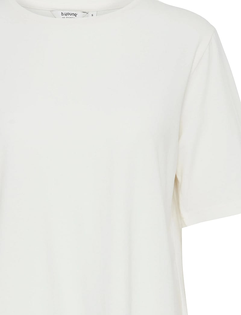 b.young - BYPAMILA HALF SL TSHIRT 2 - - t-shirts - off white - 5