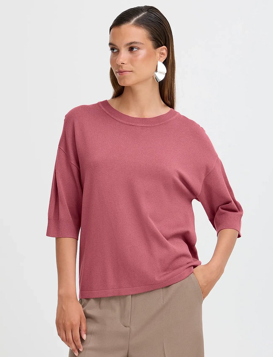b.young - BYMMORLA TSHIRT - striktrøjer - roan rouge - 5