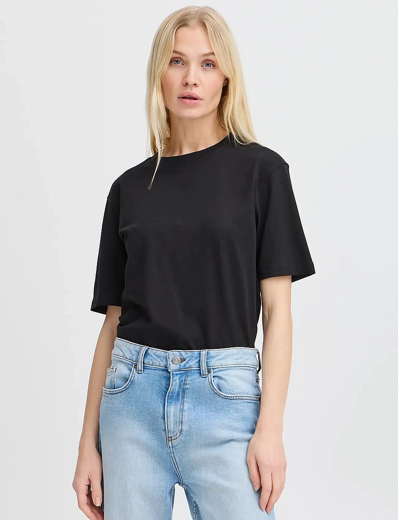 b.young - BYTROLLO CREW NECK TSHIRT - - t-shirts - black - 4