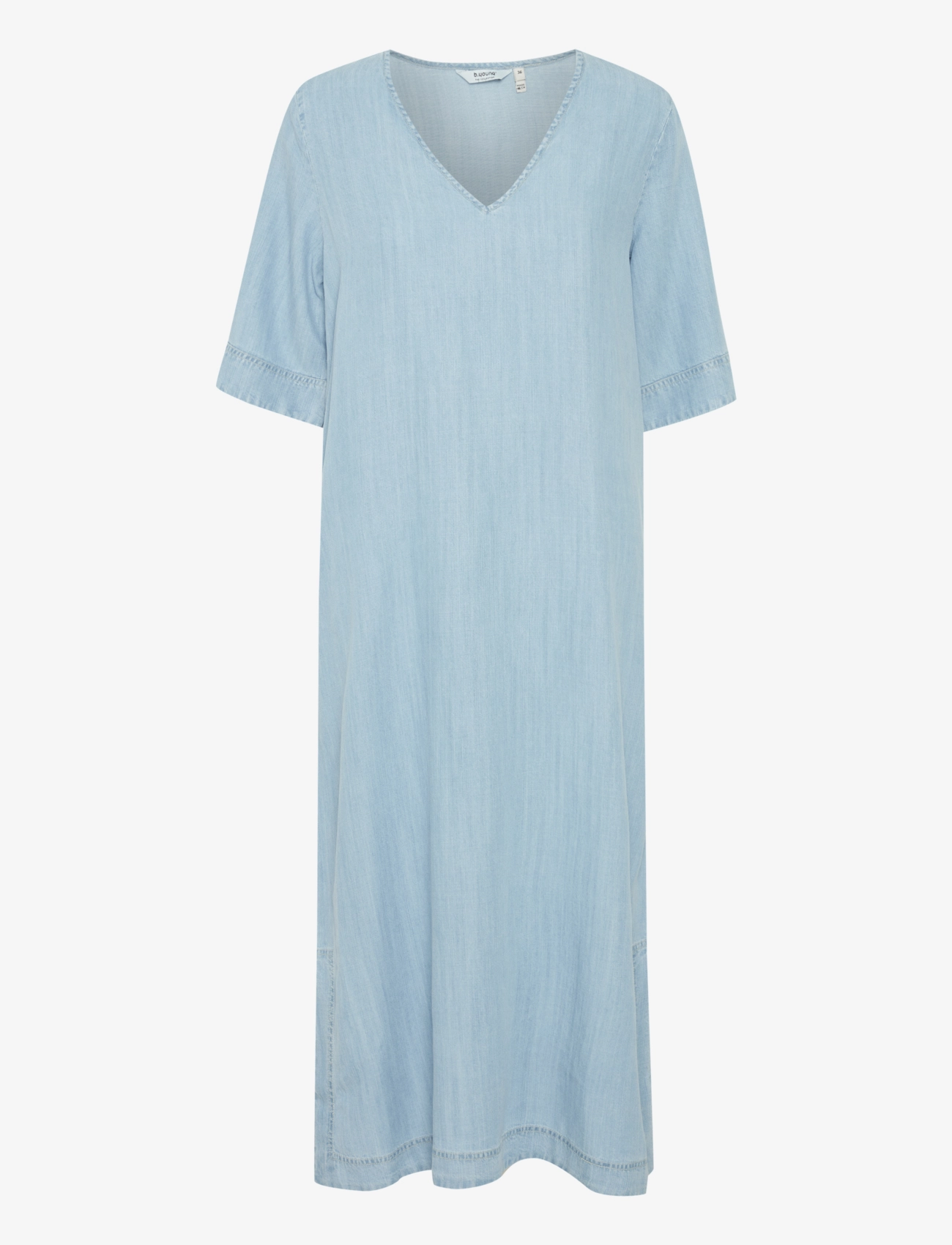 b.young BYLANA VNECK DRESS 2 - - b.young - LIGTH BLUE DENIM / blue