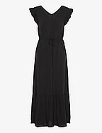 BYMMJOELLA FRILL DRESS 2 - - BLACK