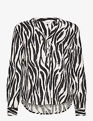 b.young - BYFALAKKA SHIRT - - långärmade skjortor - black animal mix - 0