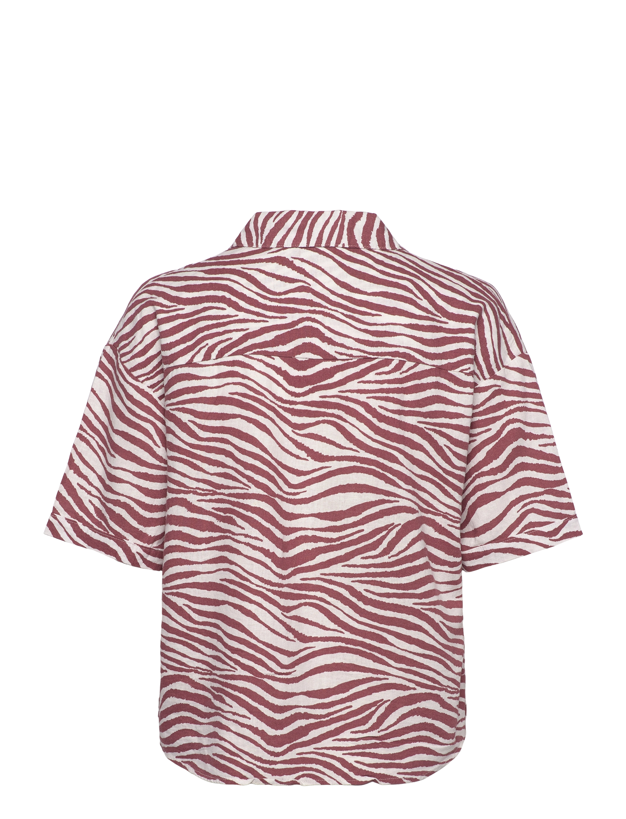 b.young - BYFALAKKA SS SHIRT - - linen shirts - animal light mahogany mix - 1