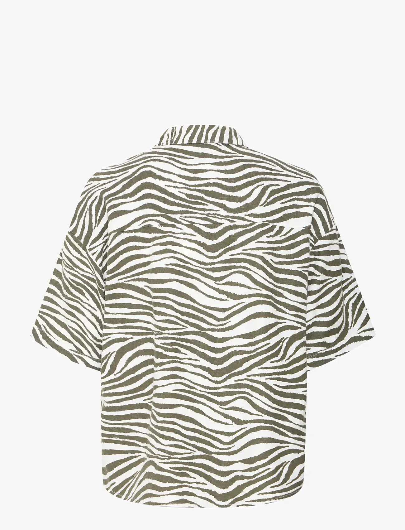 b.young - BYFALAKKA SS SHIRT - - hørskjorter - animal kalamata mix - 2