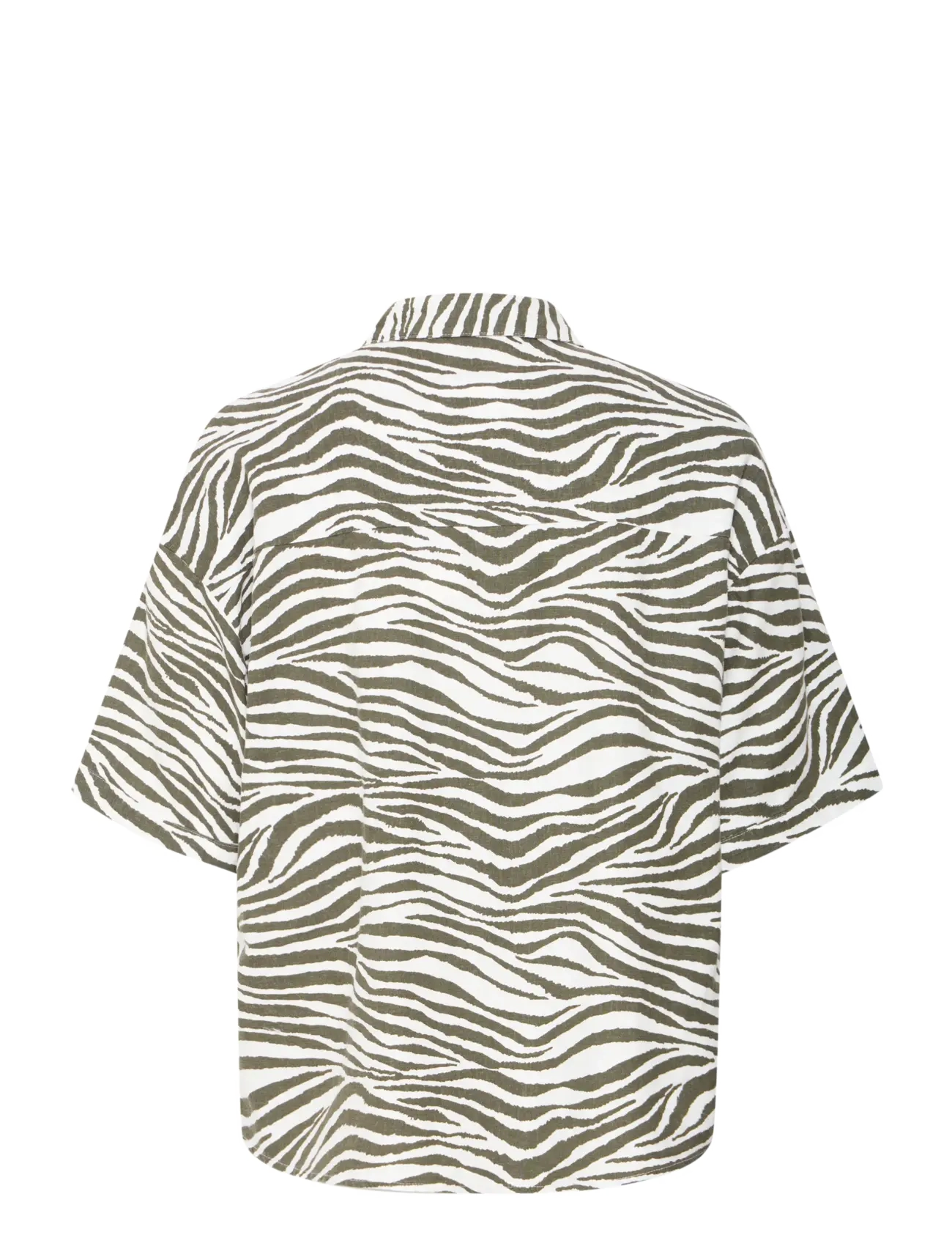 b.young - BYFALAKKA SS SHIRT - - linneskjortor - animal kalamata mix - 2