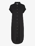 BYFALAKKA SS SHIRT DRESS - - BLACK