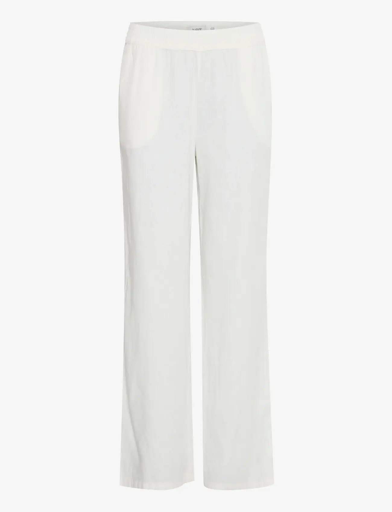 b.young - BYFALAKKA LONG PANTS - - hørbukser - marshmallow - 0