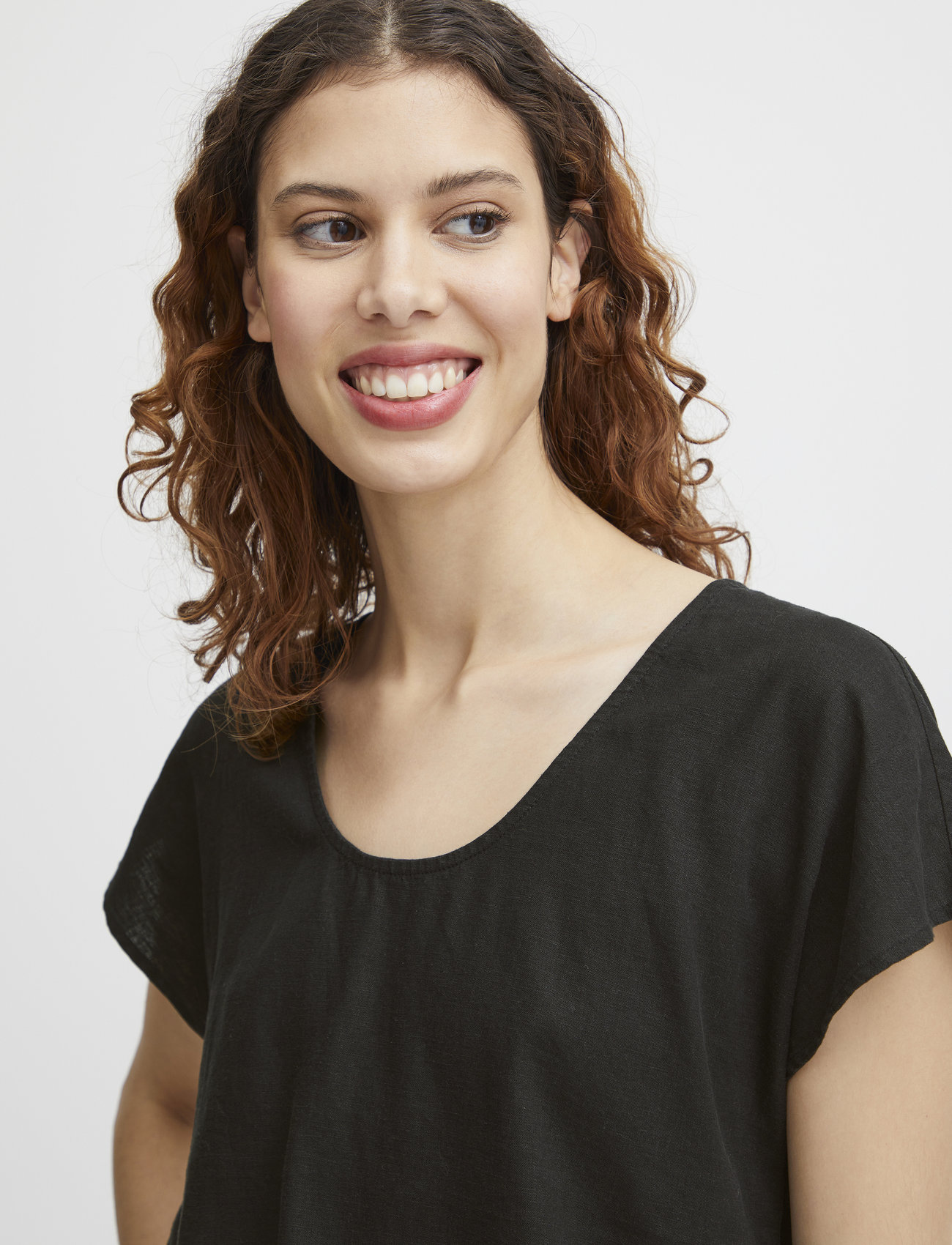 b.young - BYFALAKKA ONECK BLOUSE - - laveste priser - black - 5