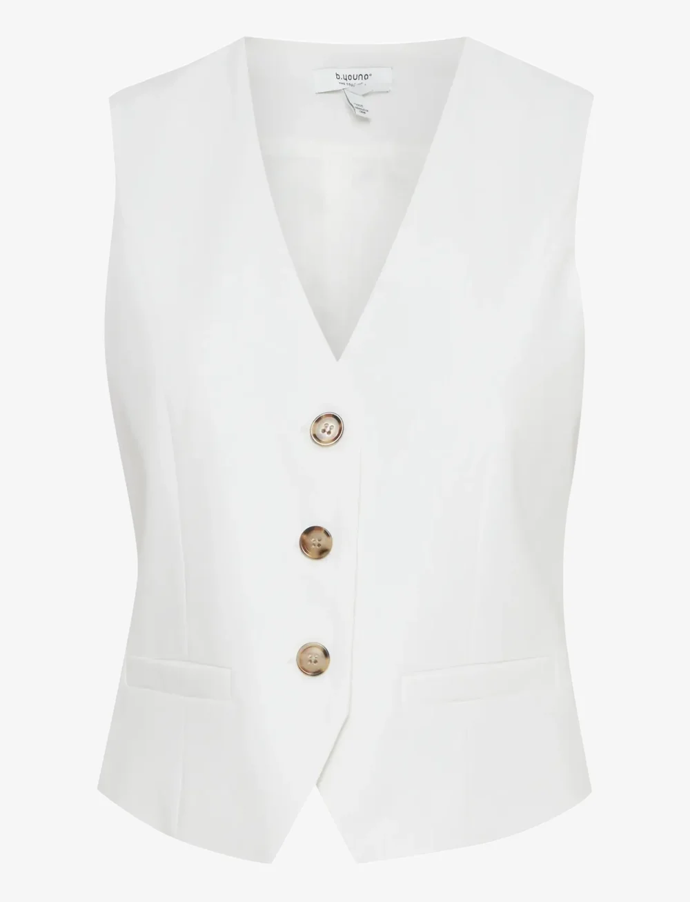 b.young - BYDECERI WAISTCOAT 2 - - liivit - marshmallow - 1
