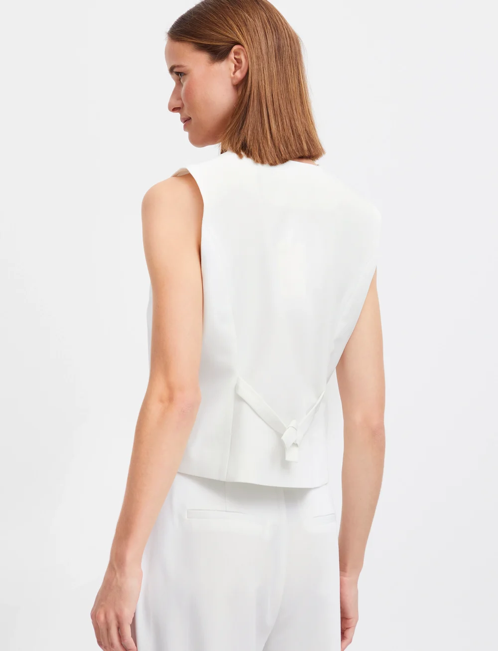 b.young - BYDECERI WAISTCOAT 2 - - liivit - marshmallow - 3