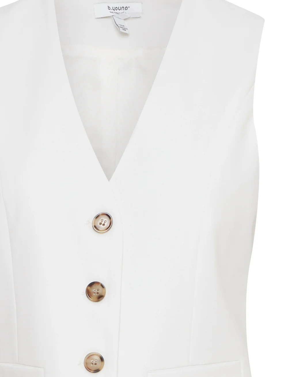 b.young - BYDECERI WAISTCOAT 2 - - liivit - marshmallow - 5