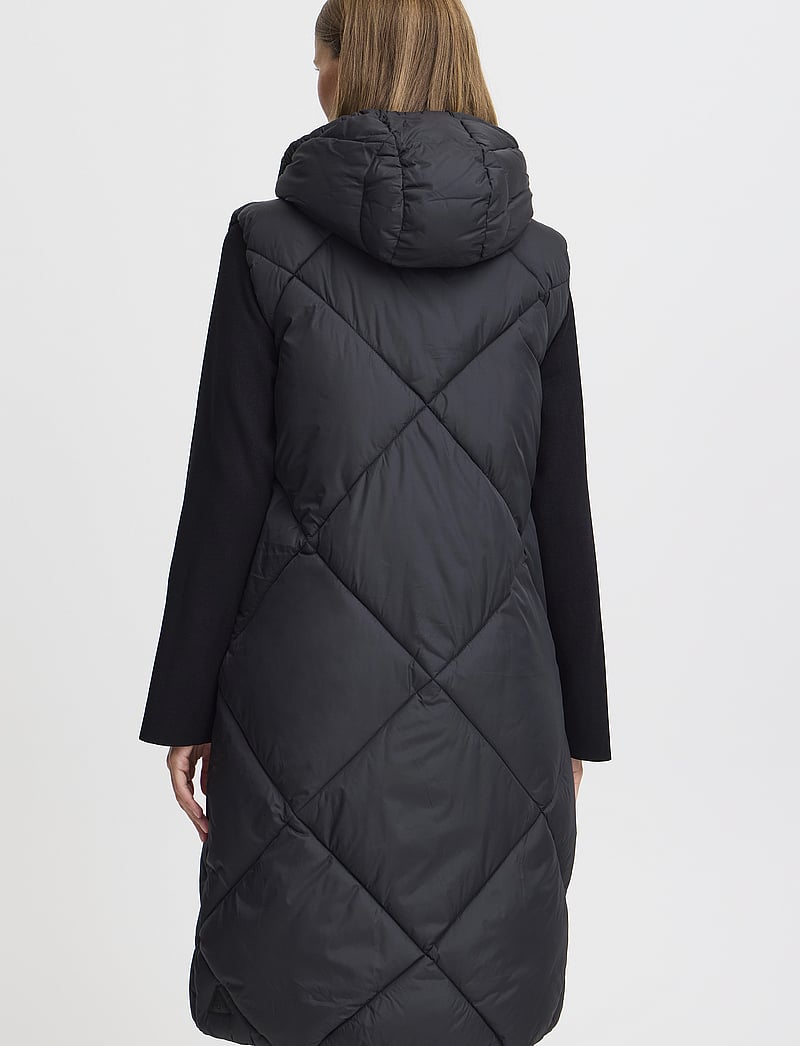 b.young - BYBOMINA WAISTCOAT 8 - - sügisjakid - black - 3