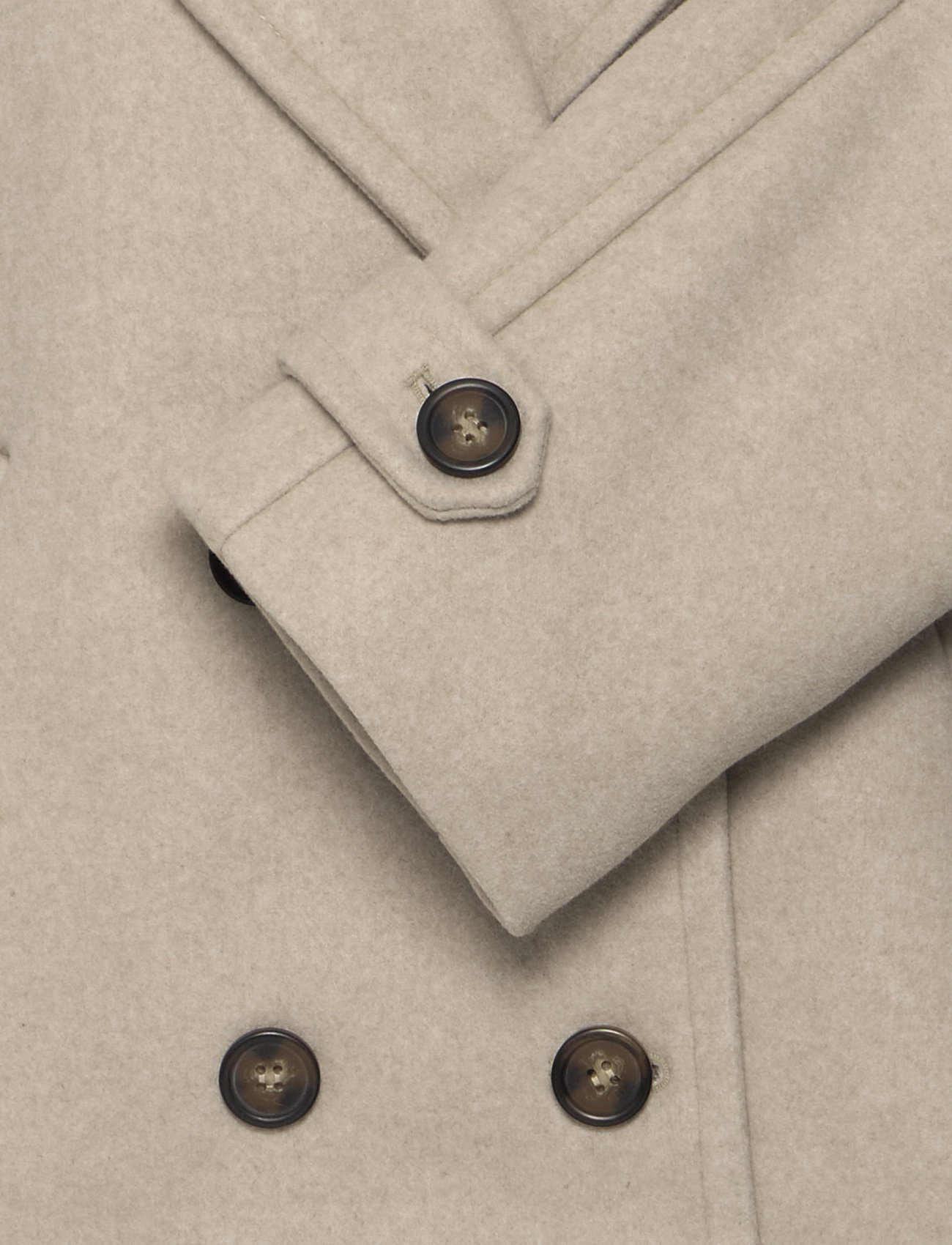 b.young - BYCILIA CABAN JACKET - - höstjackor - sepia tint melange - 2