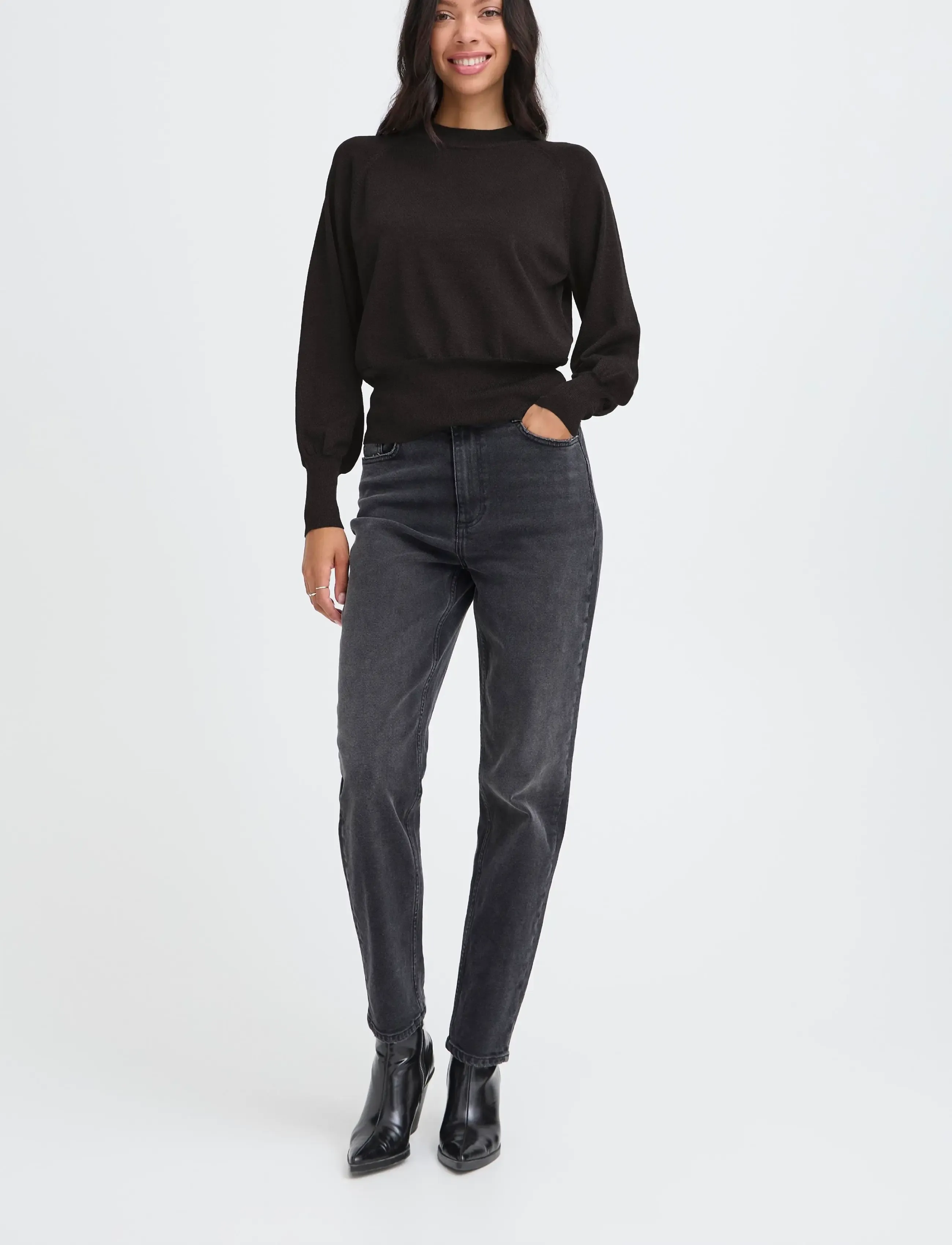 b.young - BYMOBBE JUMPER - meteorite - 3