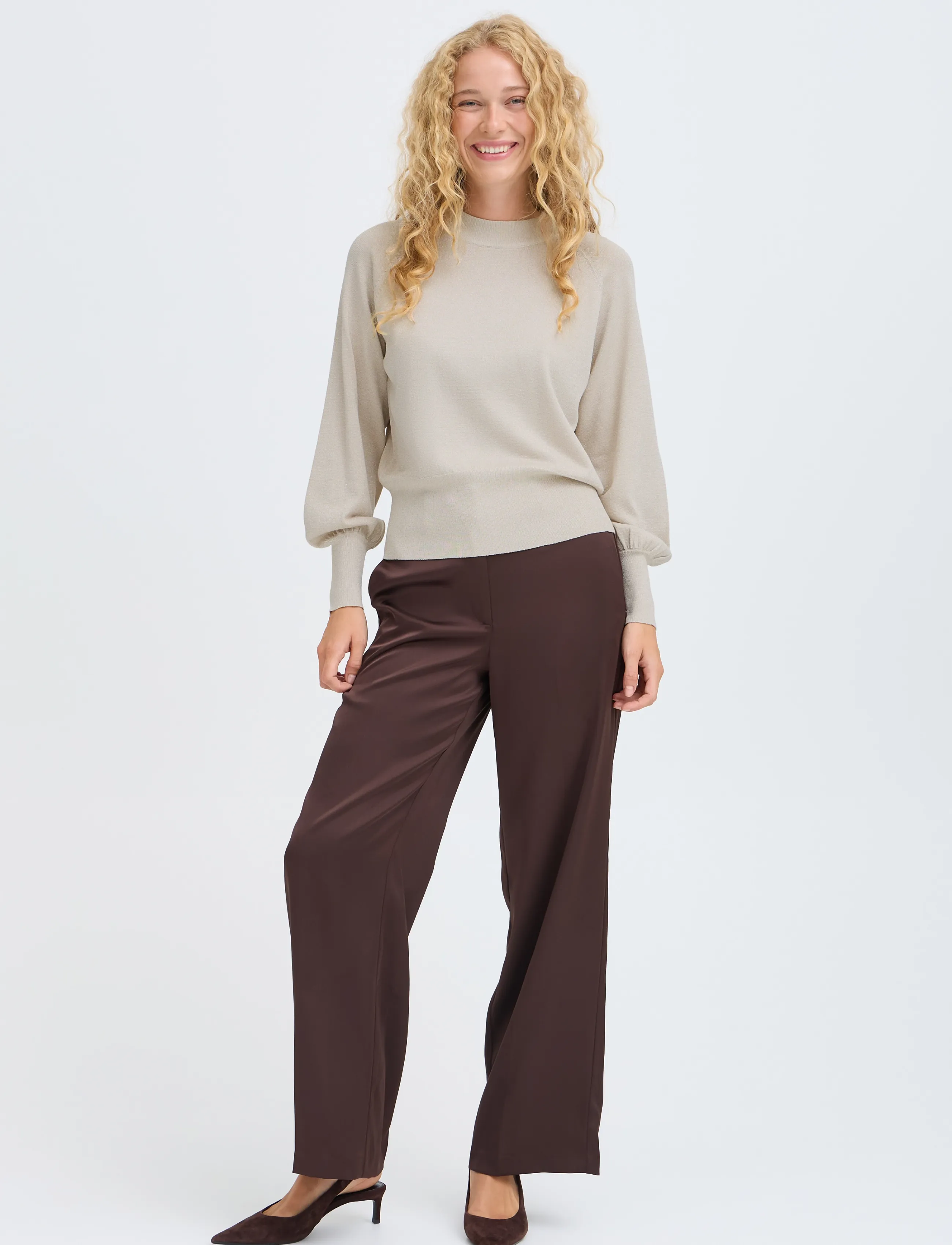 b.young - BYMOBBE JUMPER - pullover - oatmeal - 0
