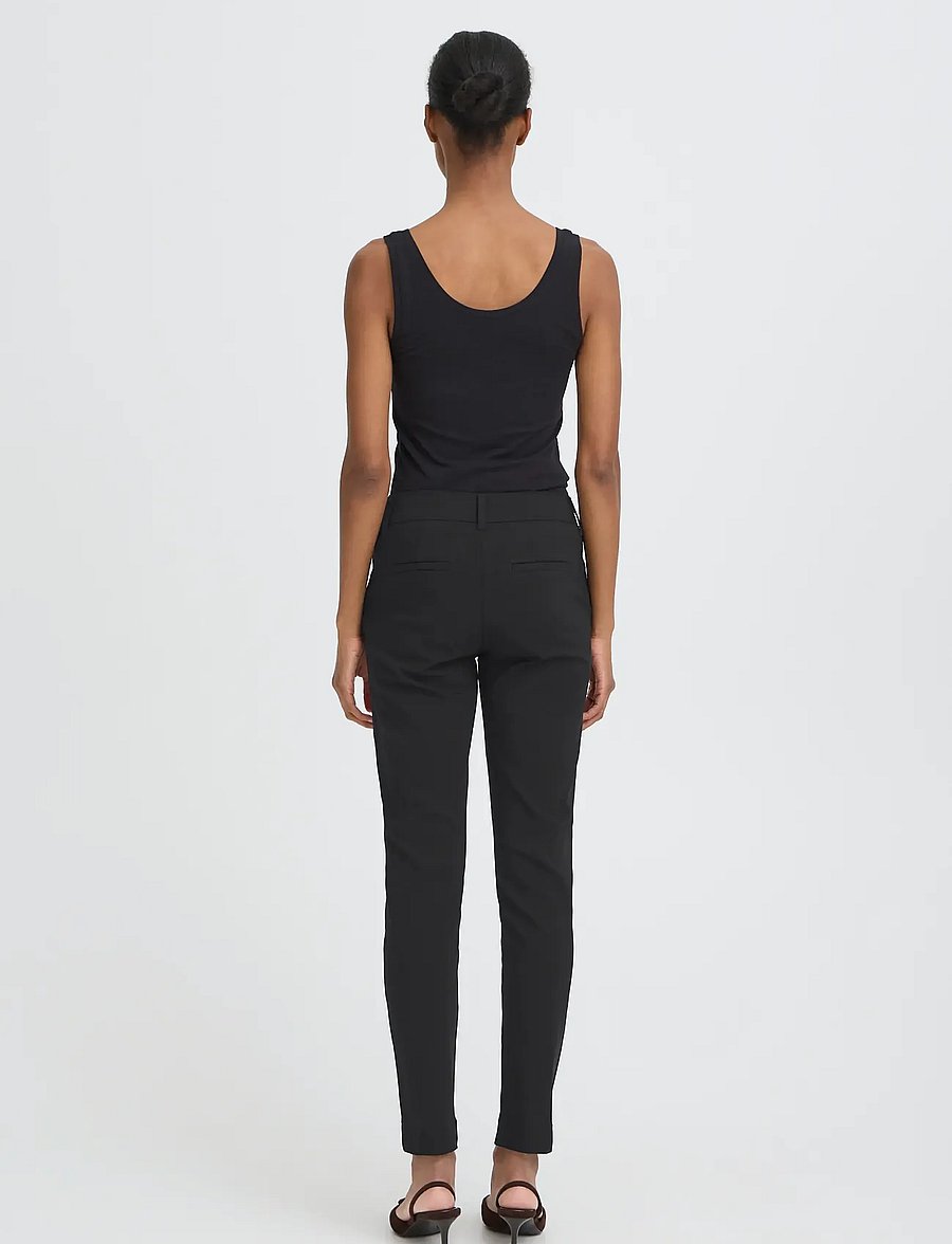 b.young - BYDIXI CHINO PANTS - black - 3